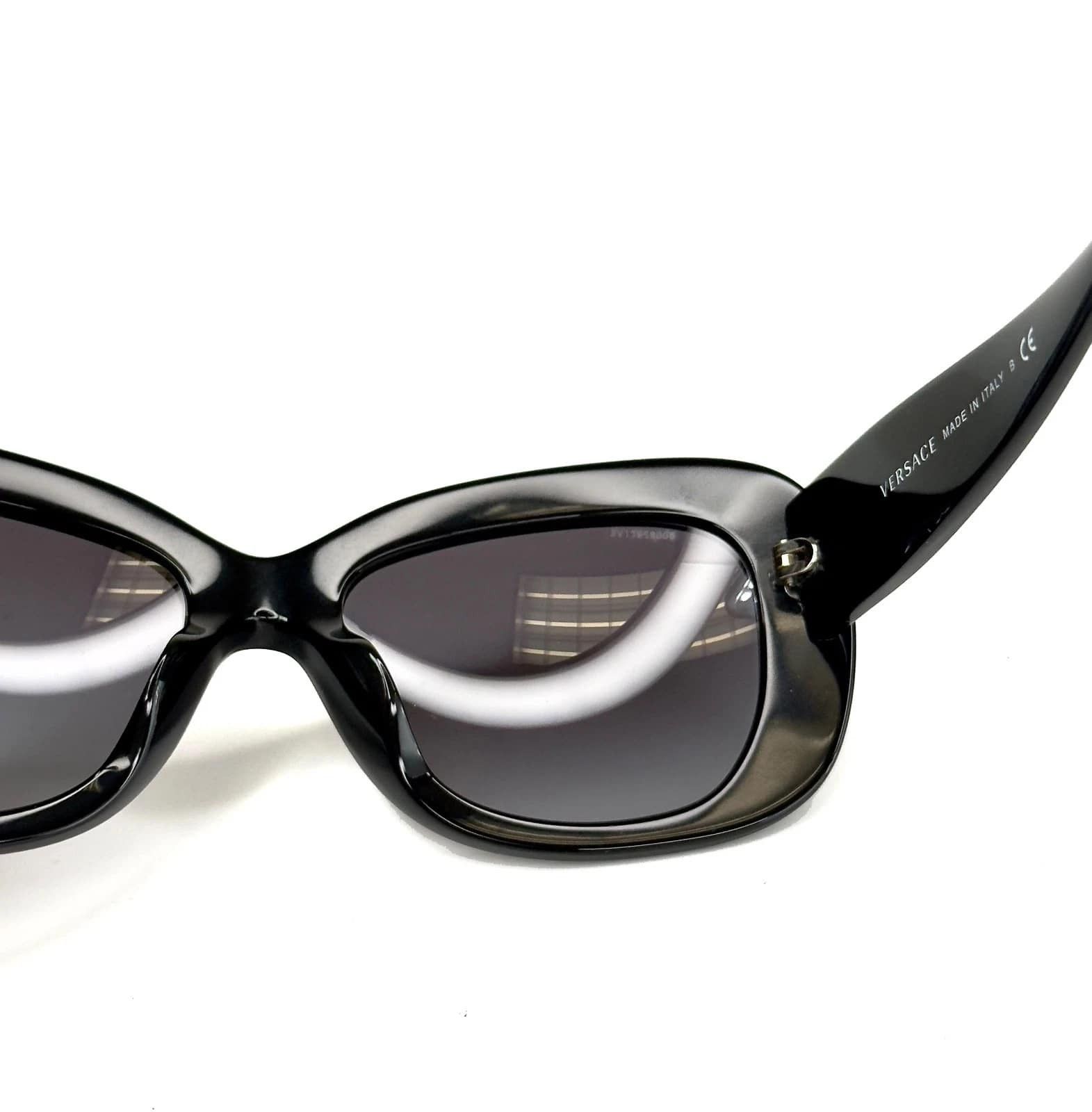 Versace VERSACE VE4317A 4317 Oval Classic Sunglasses Black Glitter Size ONE SIZE - 5 Thumbnail