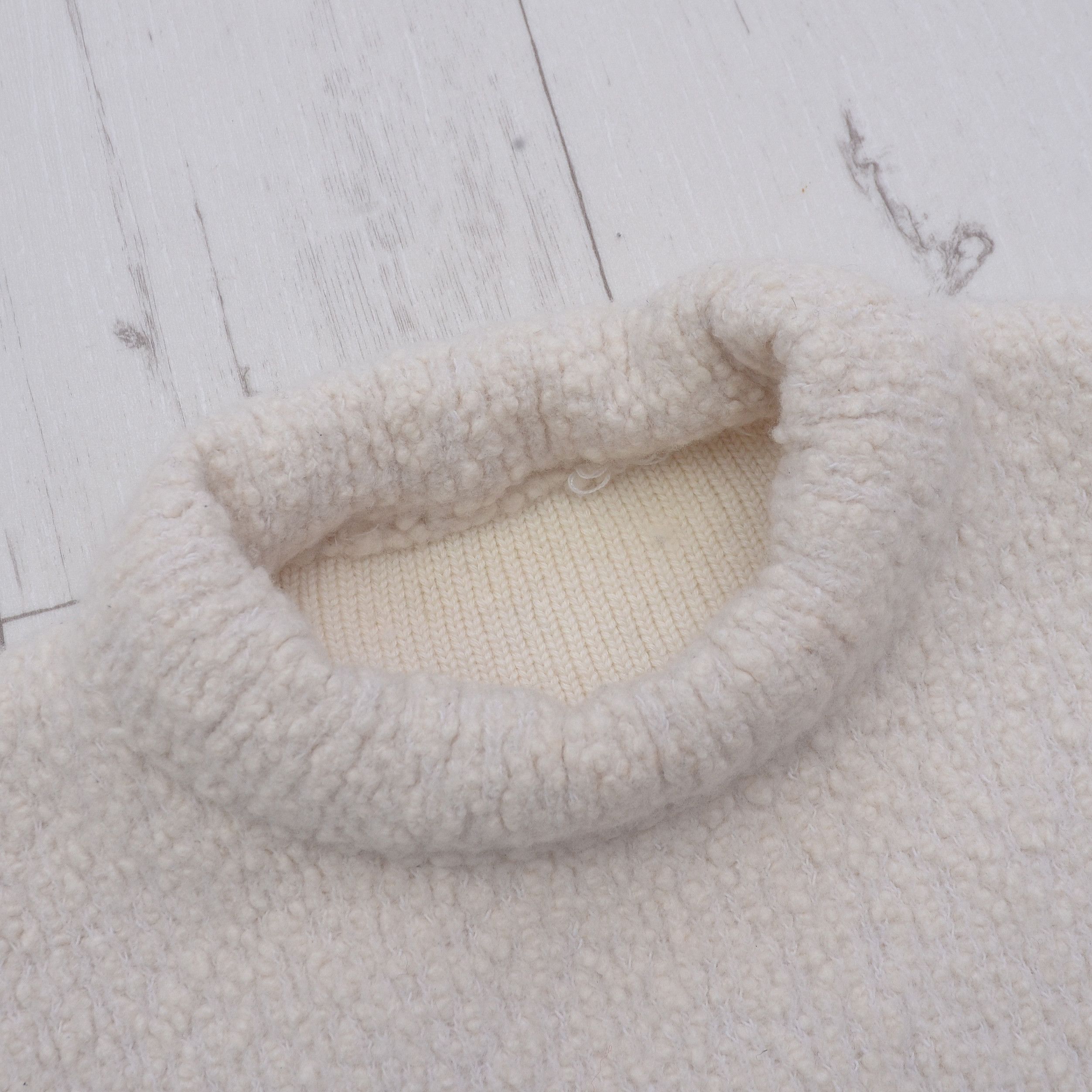 Victoria Beckham Victoria Beckham Extra Long Sleeved Boucle Knit Wool Sweater Size M / US 6-8 / IT 42-44 - 7 Thumbnail