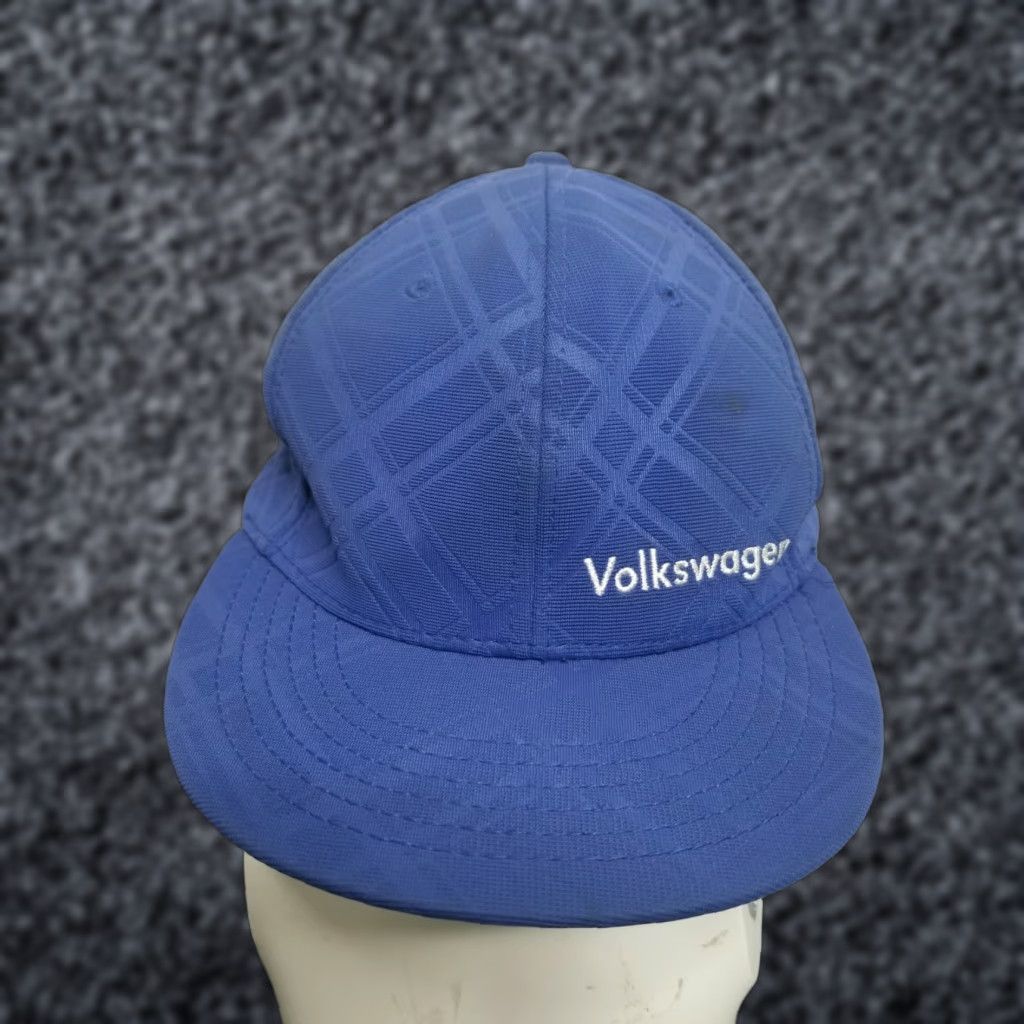 Vintage Volkswagen VW Logo Emblem Blue Dad Hat Adjustable Snapback Baseball Cap Size ONE SIZE - 1 Thumbnail