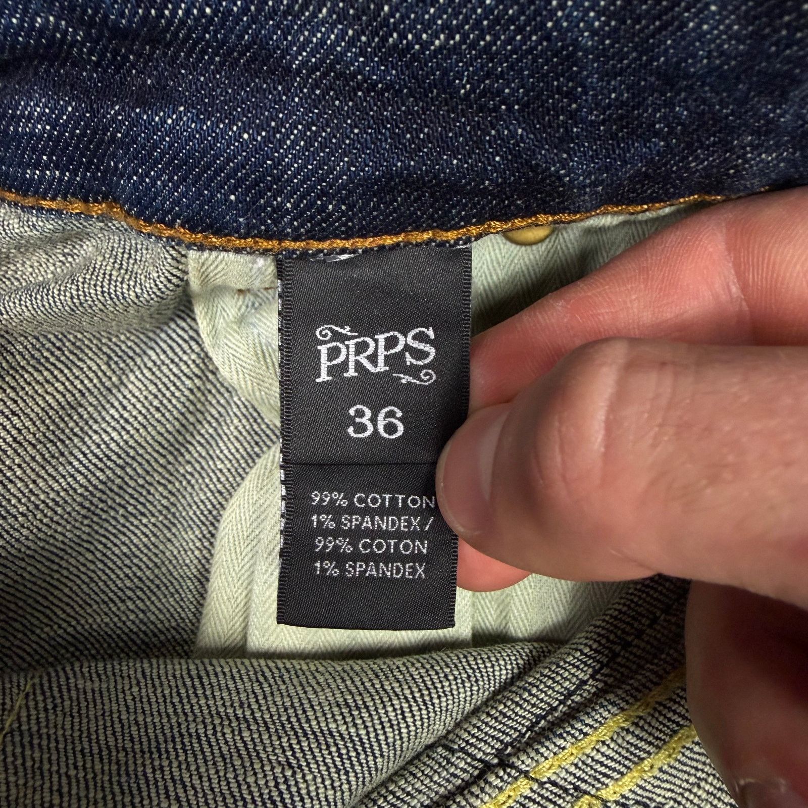 Prps PRPS Washed Denim Jean Size US 36 / EU 52 - 8 Thumbnail
