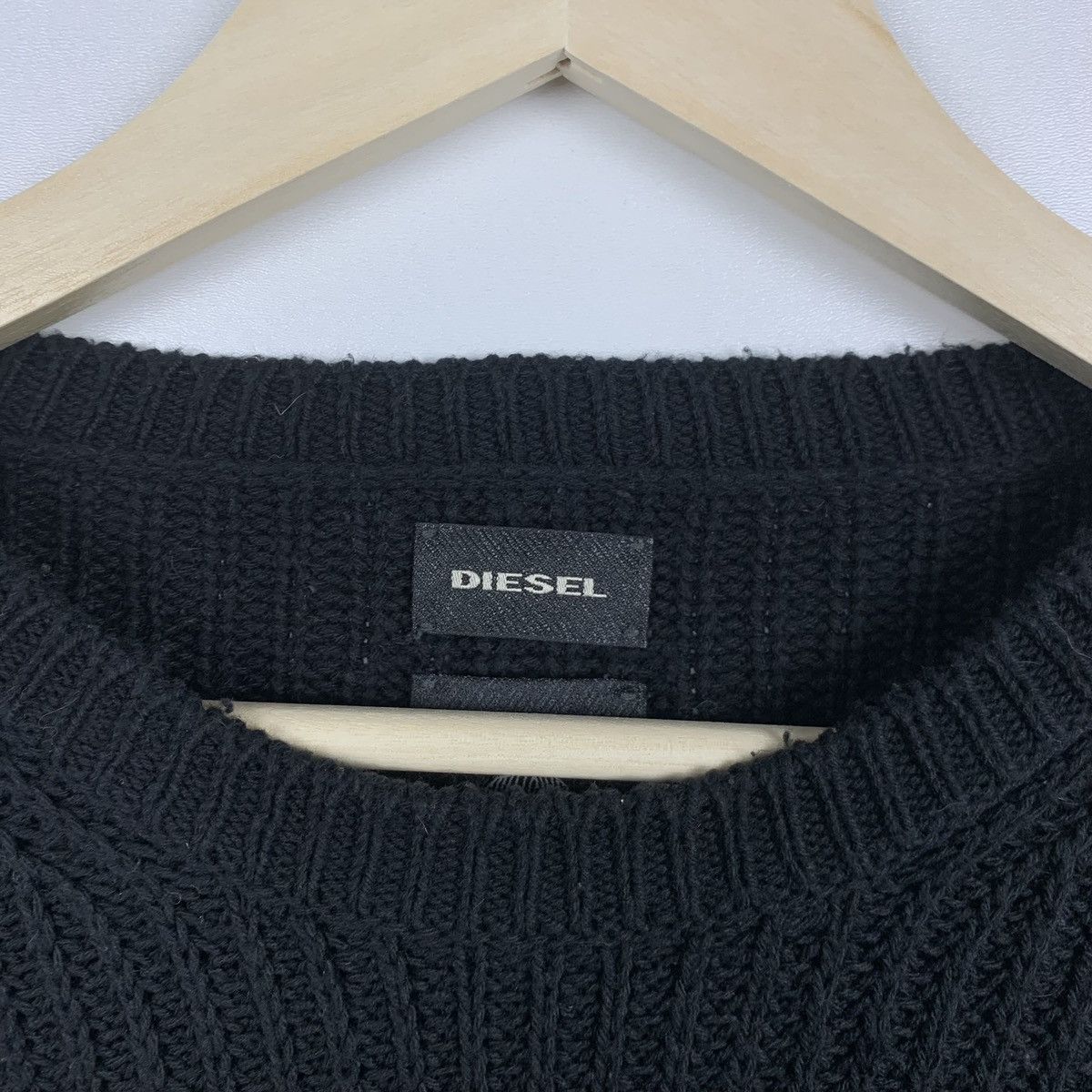 Diesel Men’s Diesel Chunky Knit Sweater Y2K Designer Streetwear Size US L / EU 52-54 / 3 - 7 Thumbnail