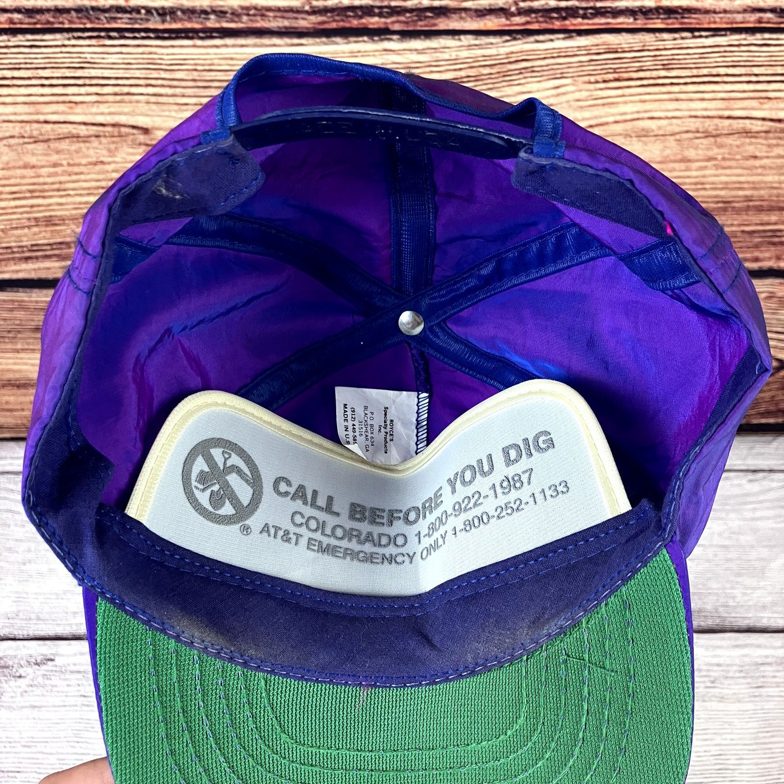 Vintage Vintage 1990s AT&T Thermonuclear Nylon Snapback Hat Size ONE SIZE - 3 Thumbnail