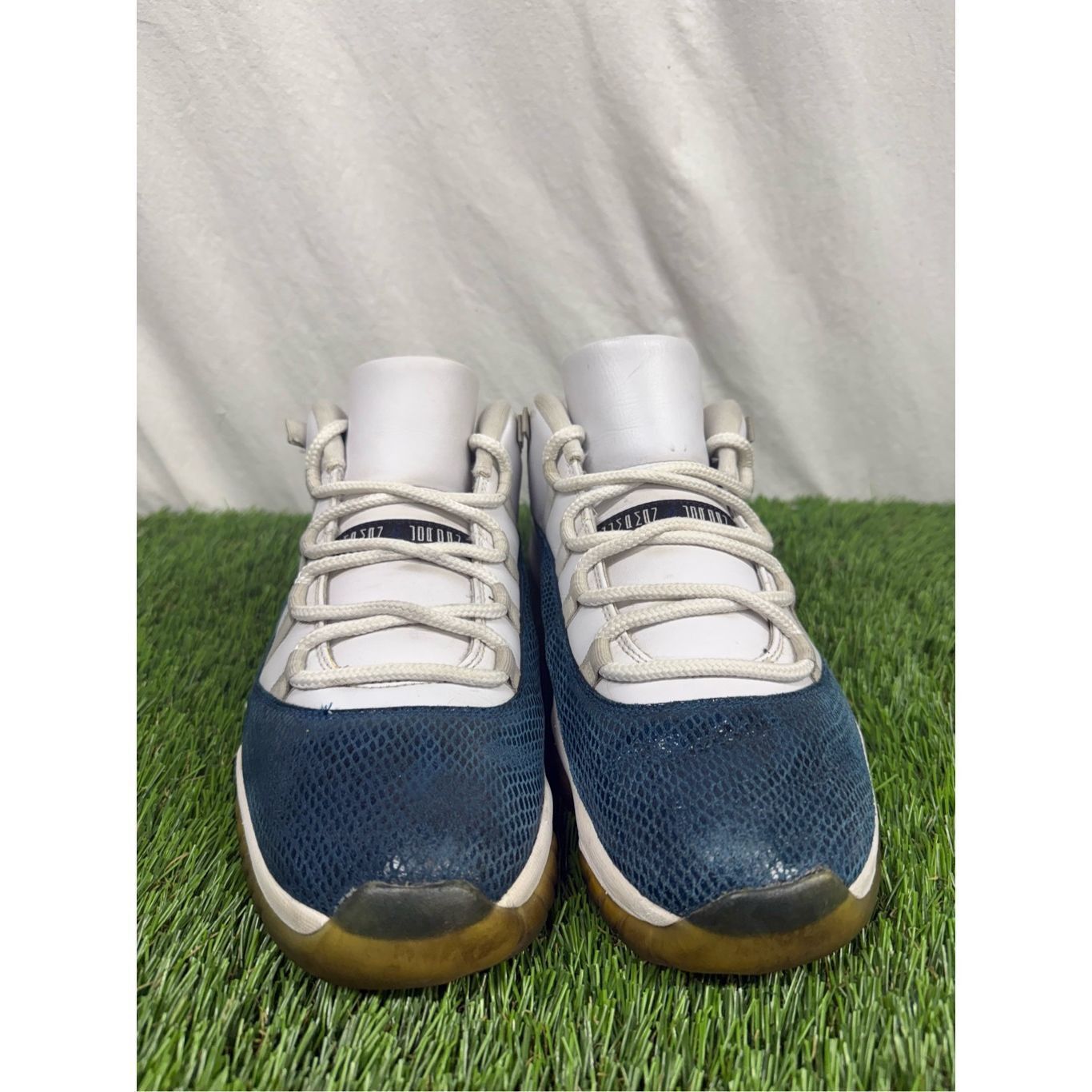 Jordan Brand Size 13 - Jordan 11 Retro Low Navy Snakeskin 2019 Size US 13 / EU 46 - 2 Thumbnail