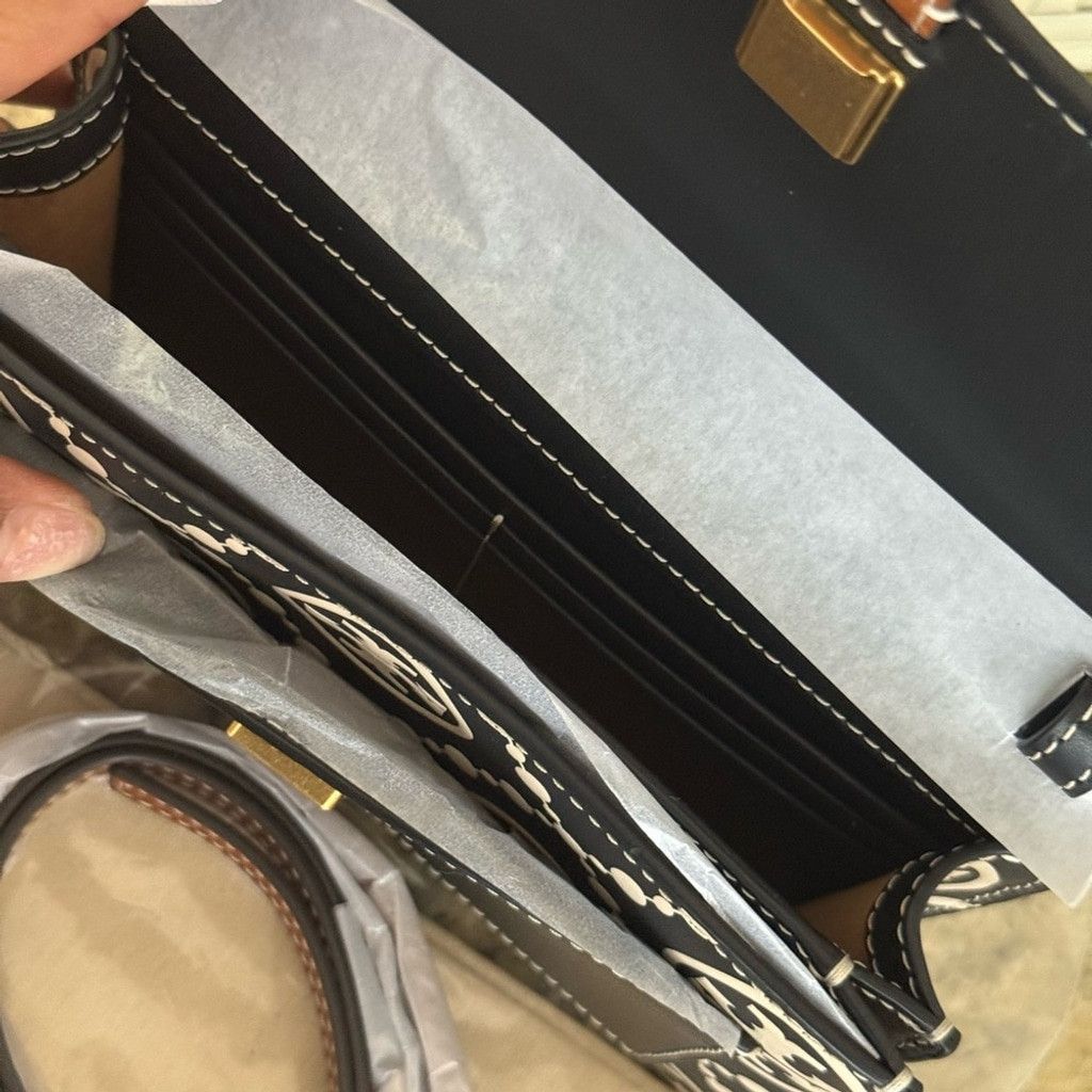 Tory Burch Tory Burch Black and White Women's Bag Size ONE SIZE - 6 Thumbnail