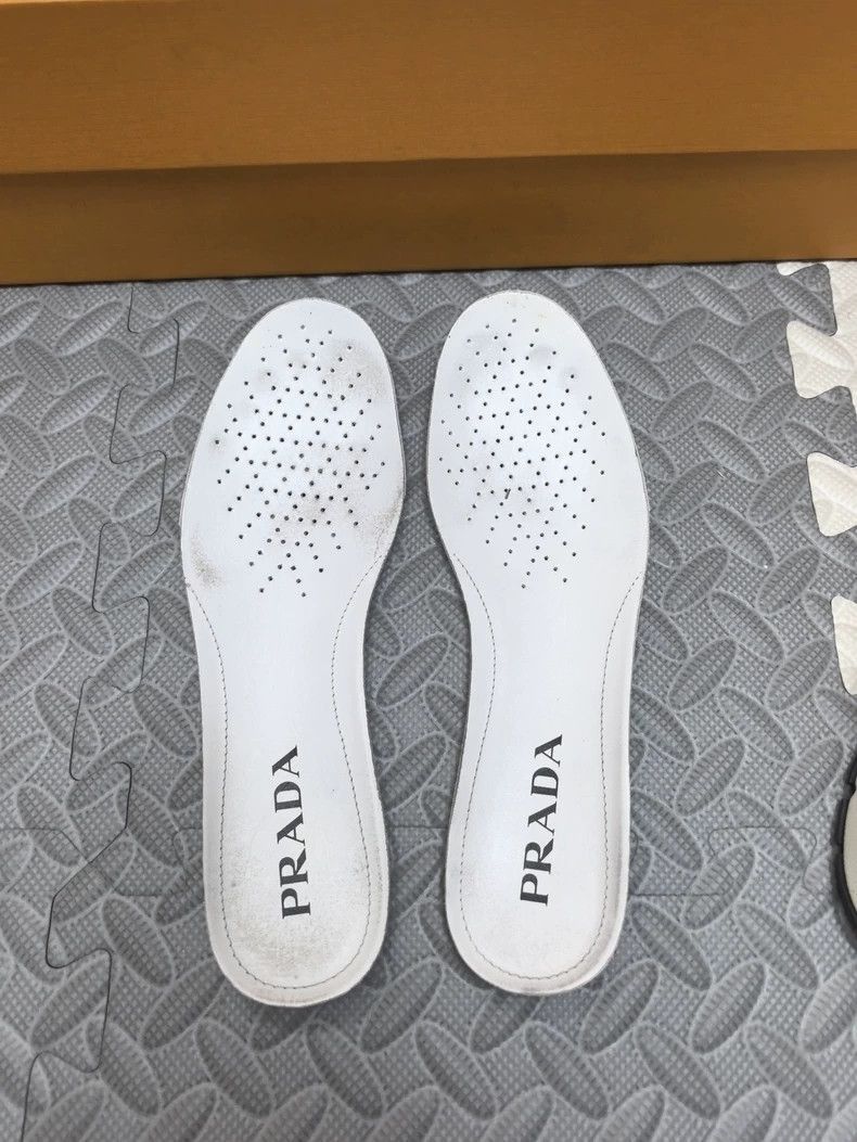 Prada Prada White Casual Athletic Sneakers-2506 Size US 6.5 / EU 39-40 - 2 Thumbnail