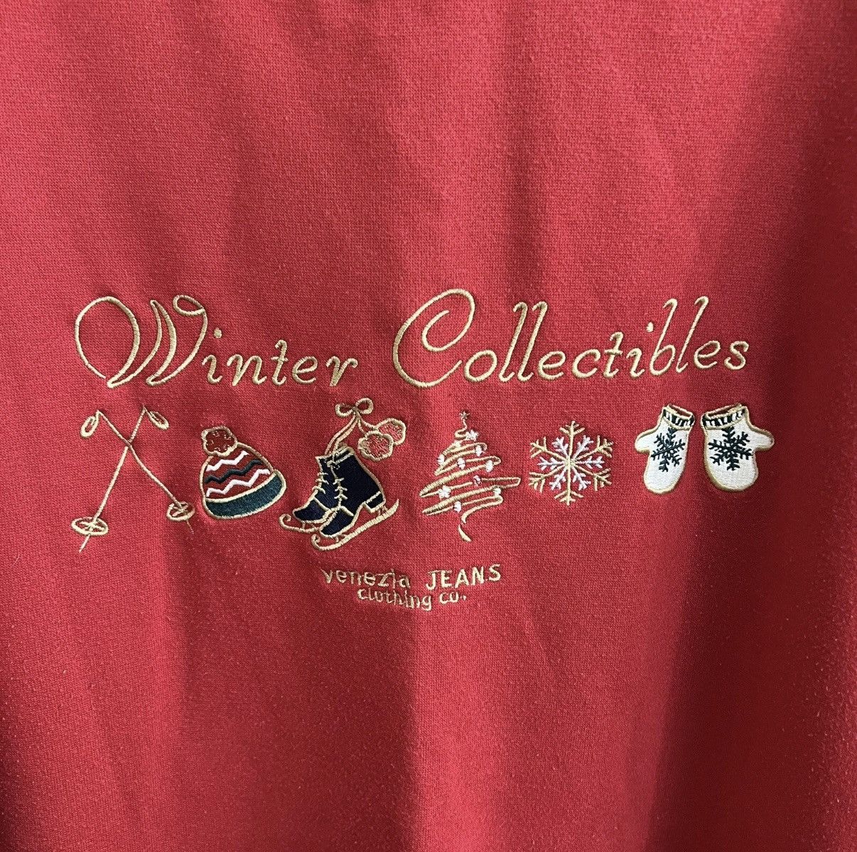 Vintage Venezia Christmas 14/16 Embroidered 3/4 Sleeve Read Size XL / US 12-14 / IT 48-50 - 2 Thumbnail