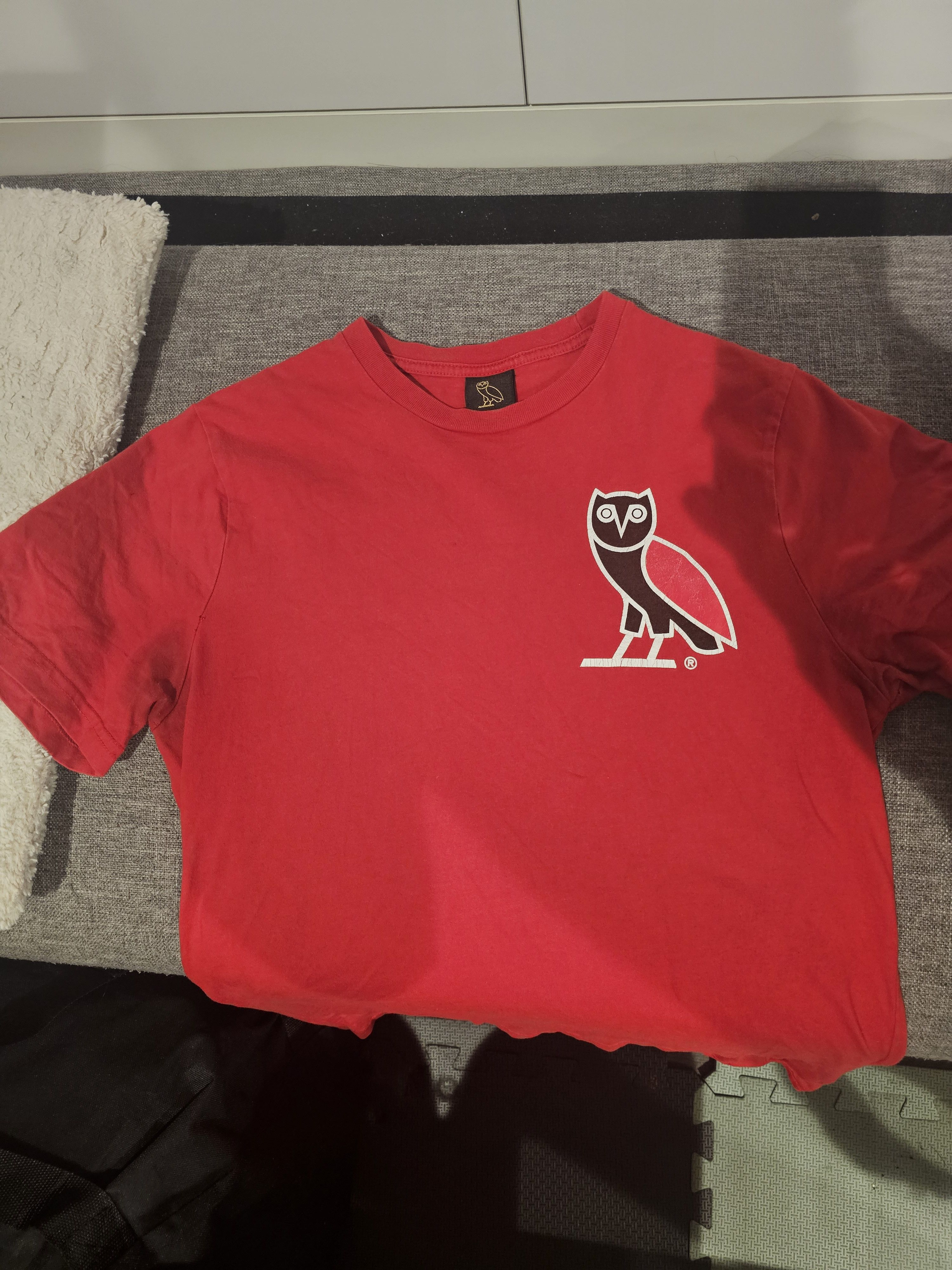 image of Octobers Very Own T Shirt in Red, Men's (Size Small)