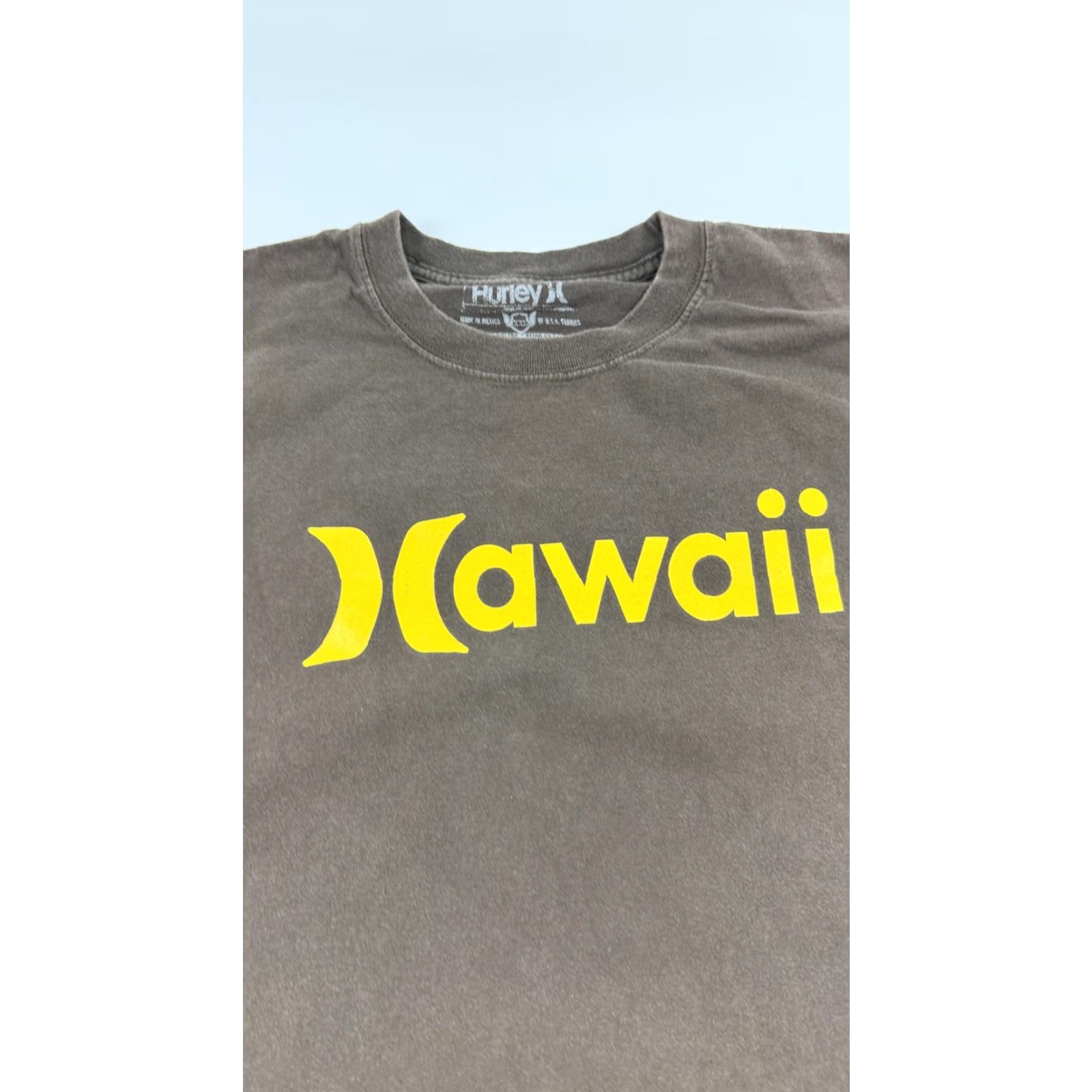Hurley VINTAGE Hurley Hawaii Shirt Mens 2XL Brown Graphic Tee Surf T-Shirt Regular Fit Graphic Print Mens Size US XXL / EU 58 / 5 - 2 Thumbnail