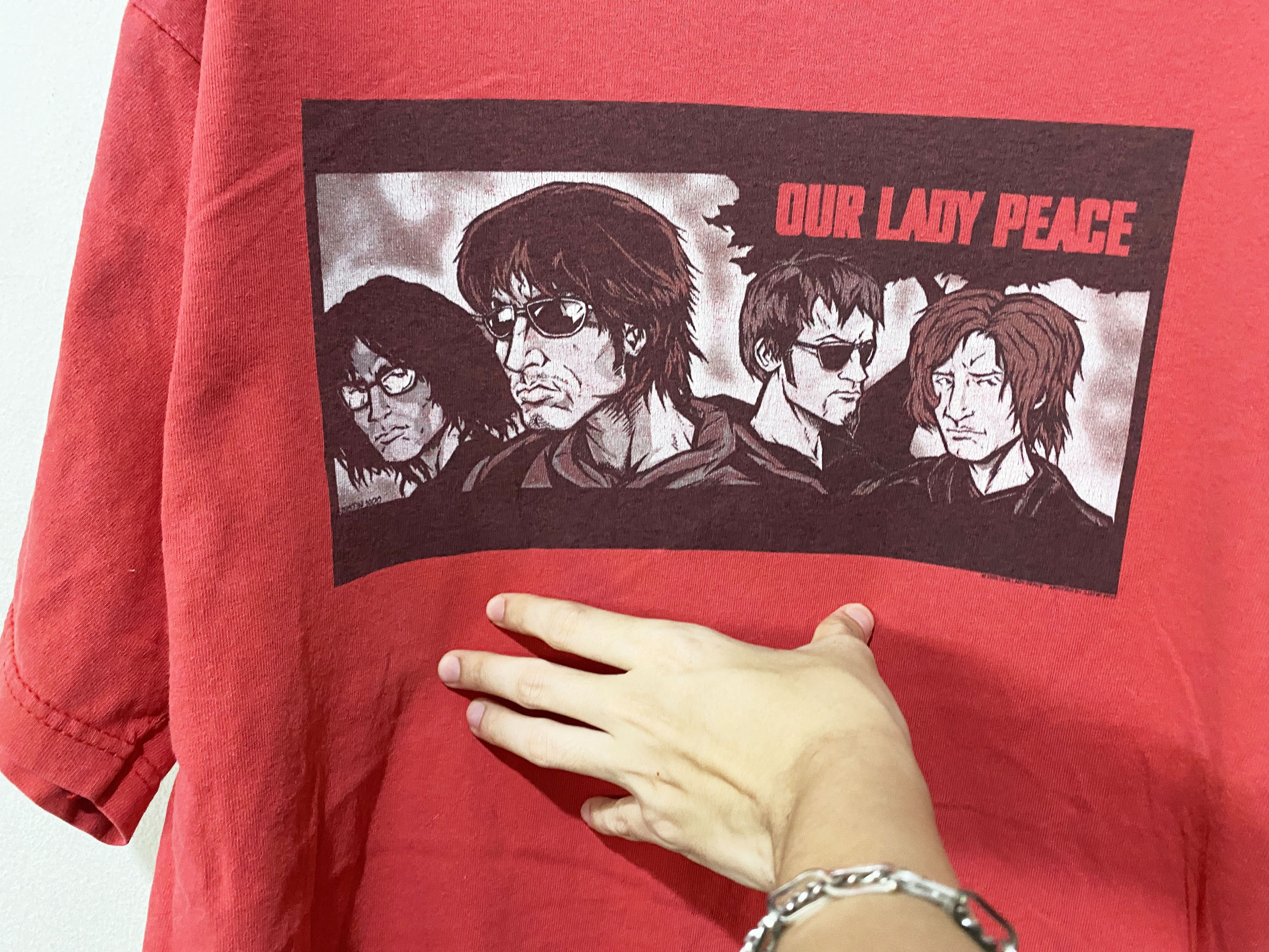 Band Tees × Vintage Vintage 2000 Our Lady Peace Shirt Size US L / EU 52-54 / 3 - 2 Thumbnail