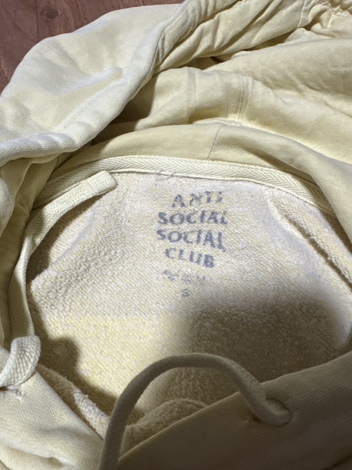 Anti Social Social Club Anti Social Social Club Size Small Blocked Yellow Hoodie Size US S / EU 44-46 / 1 - 1 Thumbnail