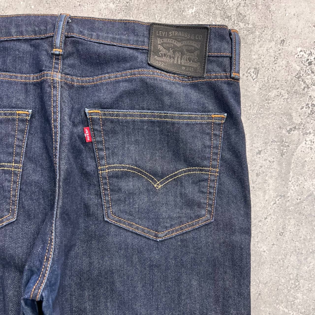 Levi's Levis 522 Commuter Slim Tapered Reflective Selvedge Jeans Size US 36 / EU 52 - 19 Thumbnail