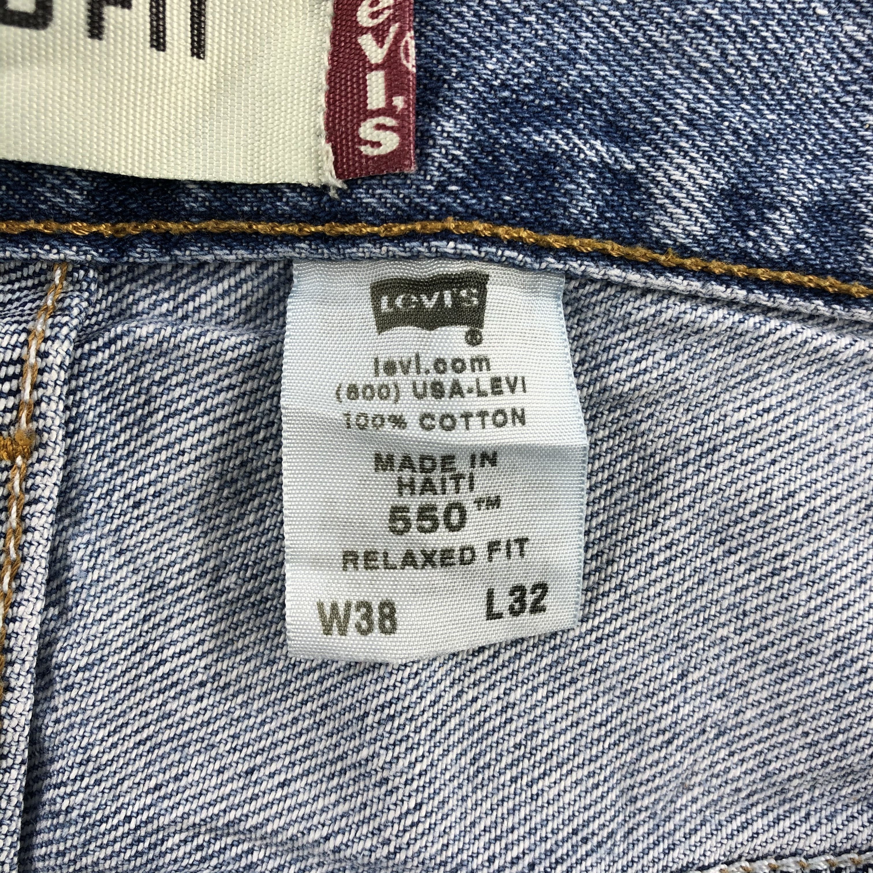 Levi's Vintage Light Wash Levis 550 Jeans-J2217 Size US 37 - 11 Thumbnail