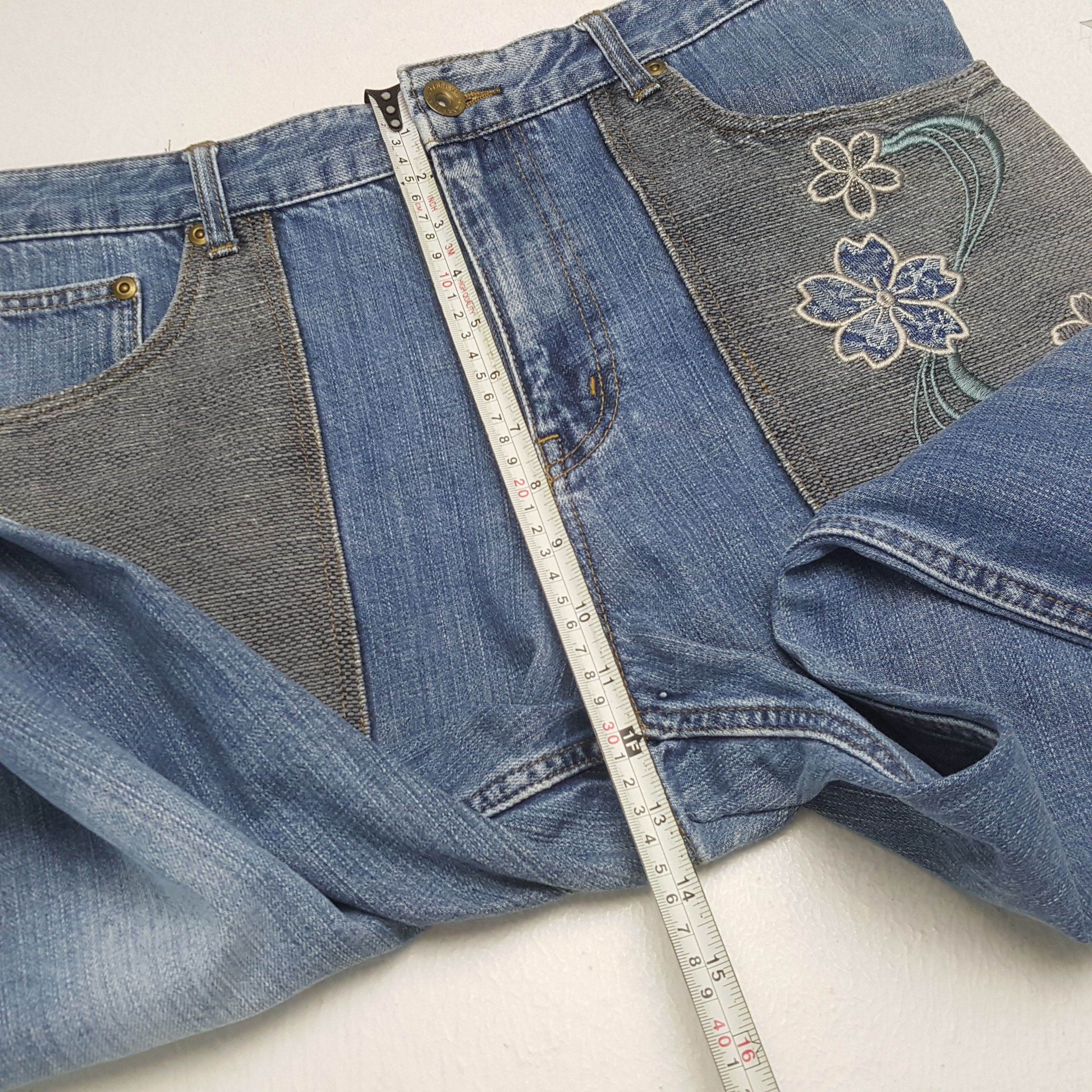 Japanese Brand × Vintage Vintage KARAKURI TAMASHI Japanese Fashion Brand Jean Size US 33 - 8 Thumbnail