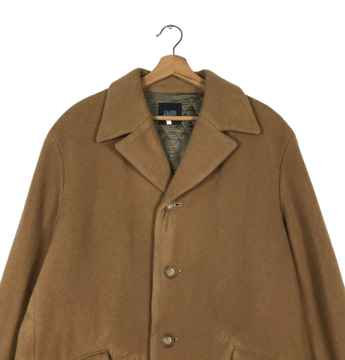 Japanese Brand 🔥VINTAGE LONG JACKET WOOL HERRINGBONE TAKEO KUKICHI Size US M / EU 48-50 / 2 - 3 Thumbnail