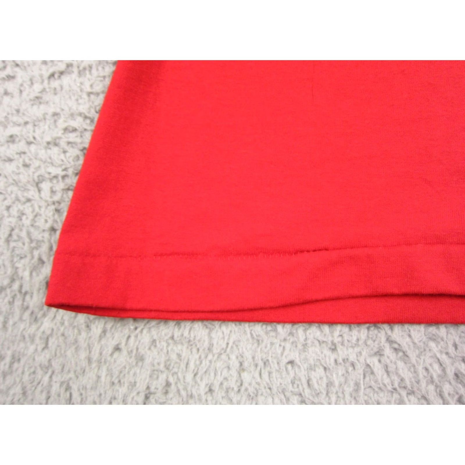 Vintage VINTAGE EAGLE USA Shirt Mens Large Red Single Stitch Blank Made in USA Tee 90s Size US L / EU 52-54 / 3 - 6 Thumbnail
