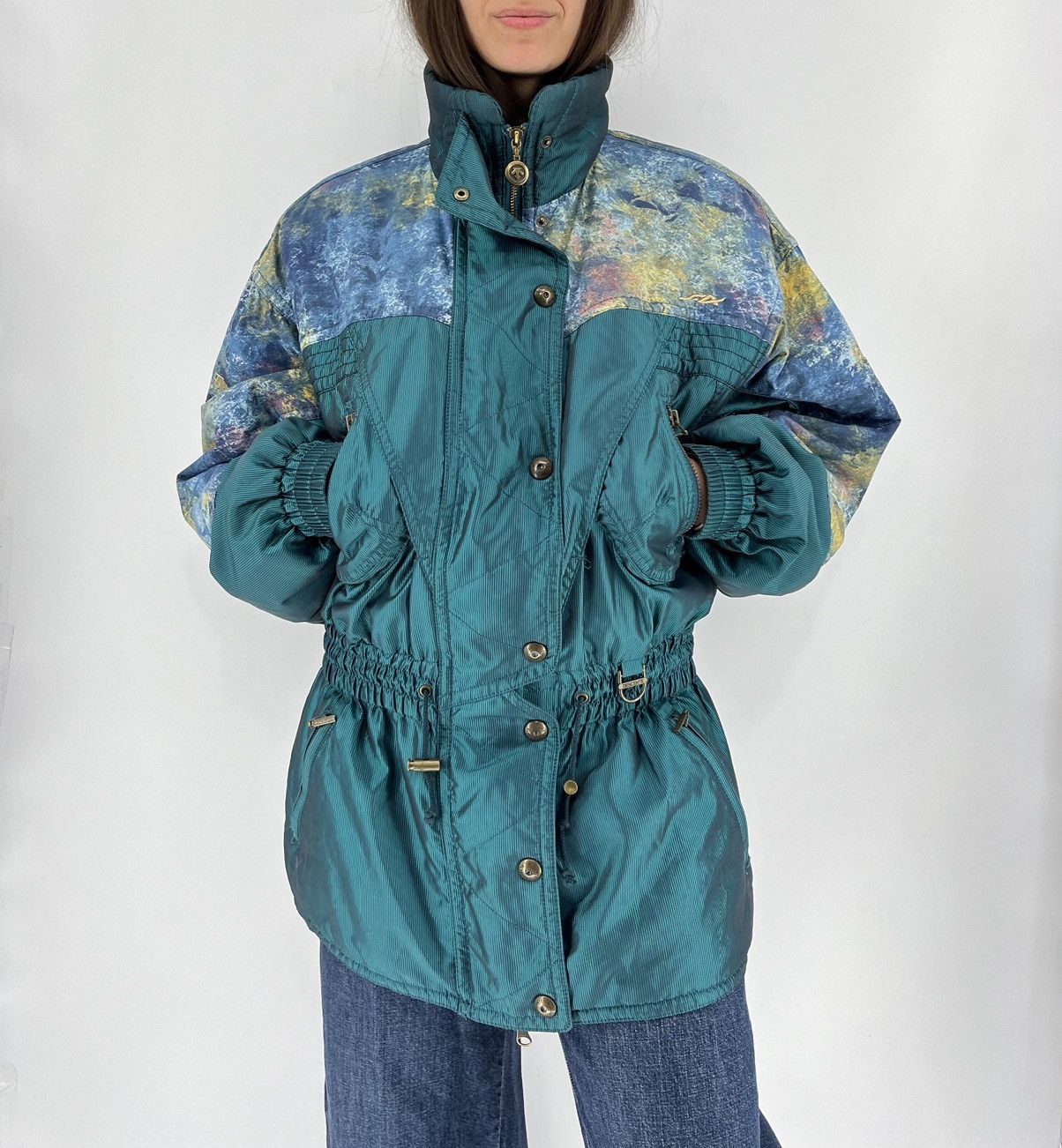 Descente × Japanese Brand Descente Japan Multicolor Utility Ski Wear Japan Jacket Size XL / US 12-14 / IT 48-50 - 2 Thumbnail