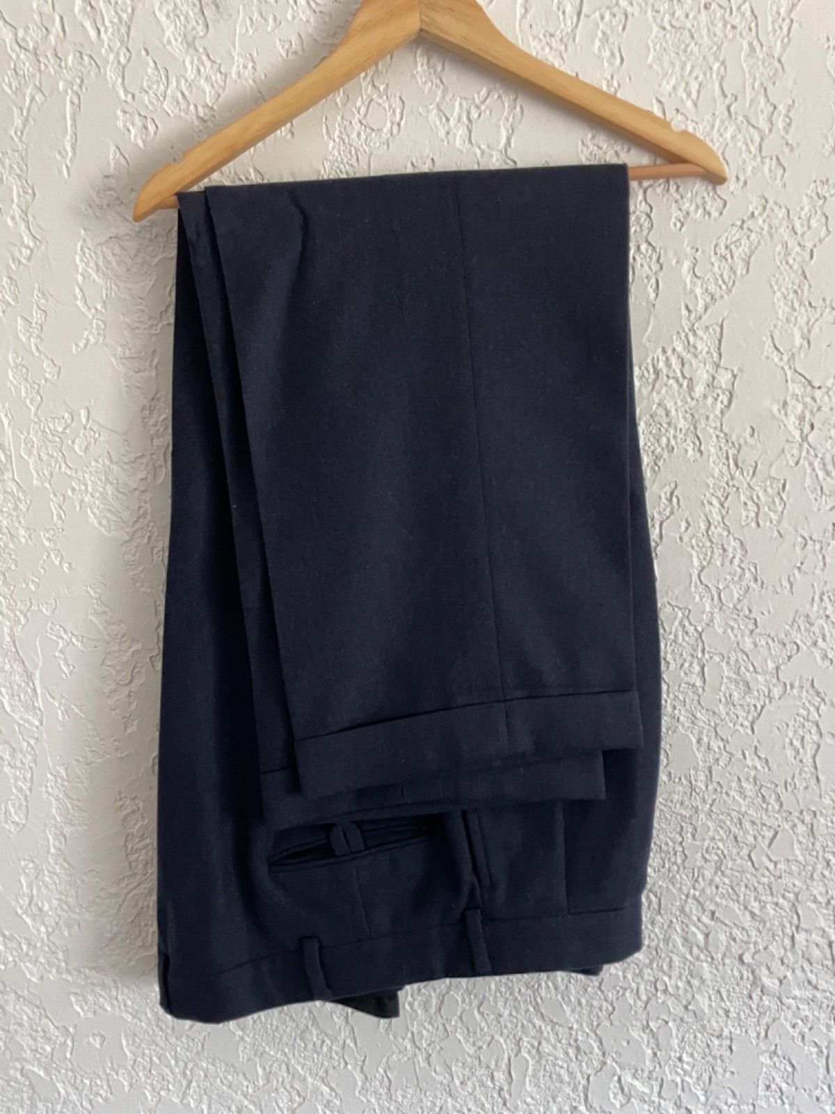 Polo Ralph Lauren 🔥 Polo Ralph Lauren® RARE 80s Iconic Navy Flannel Wool Suit Size 46L - 10 Thumbnail