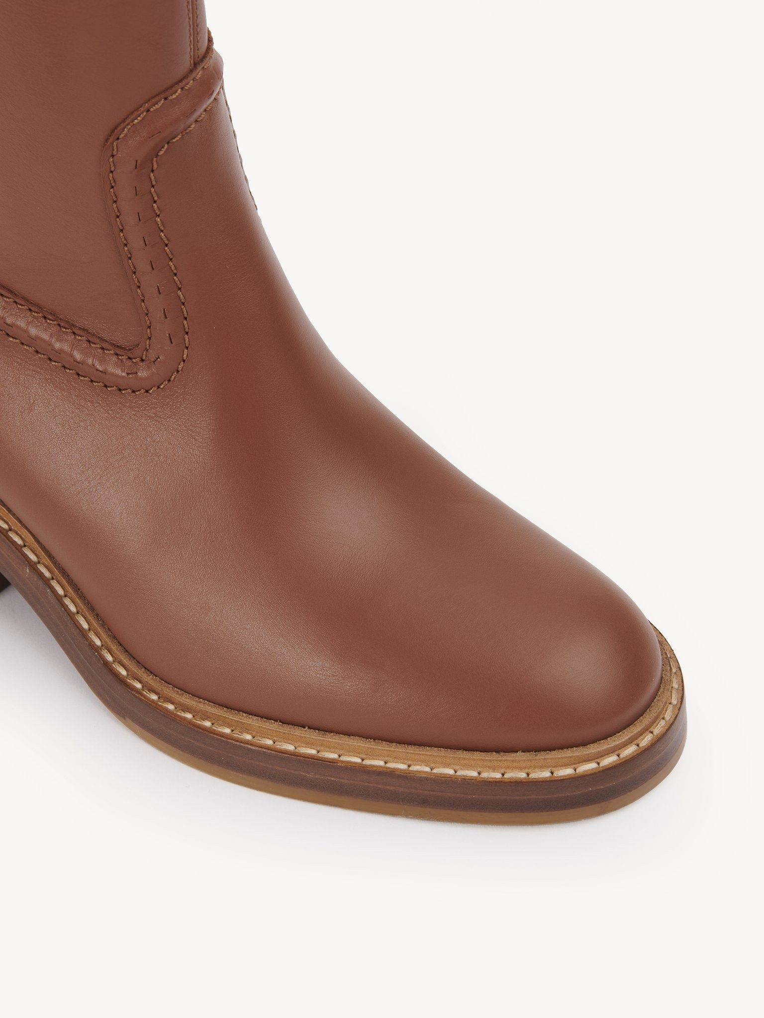Chloe o1loc1c1024 Mallo Boots in Caramello Size US 5 / IT 35 - 3 Thumbnail