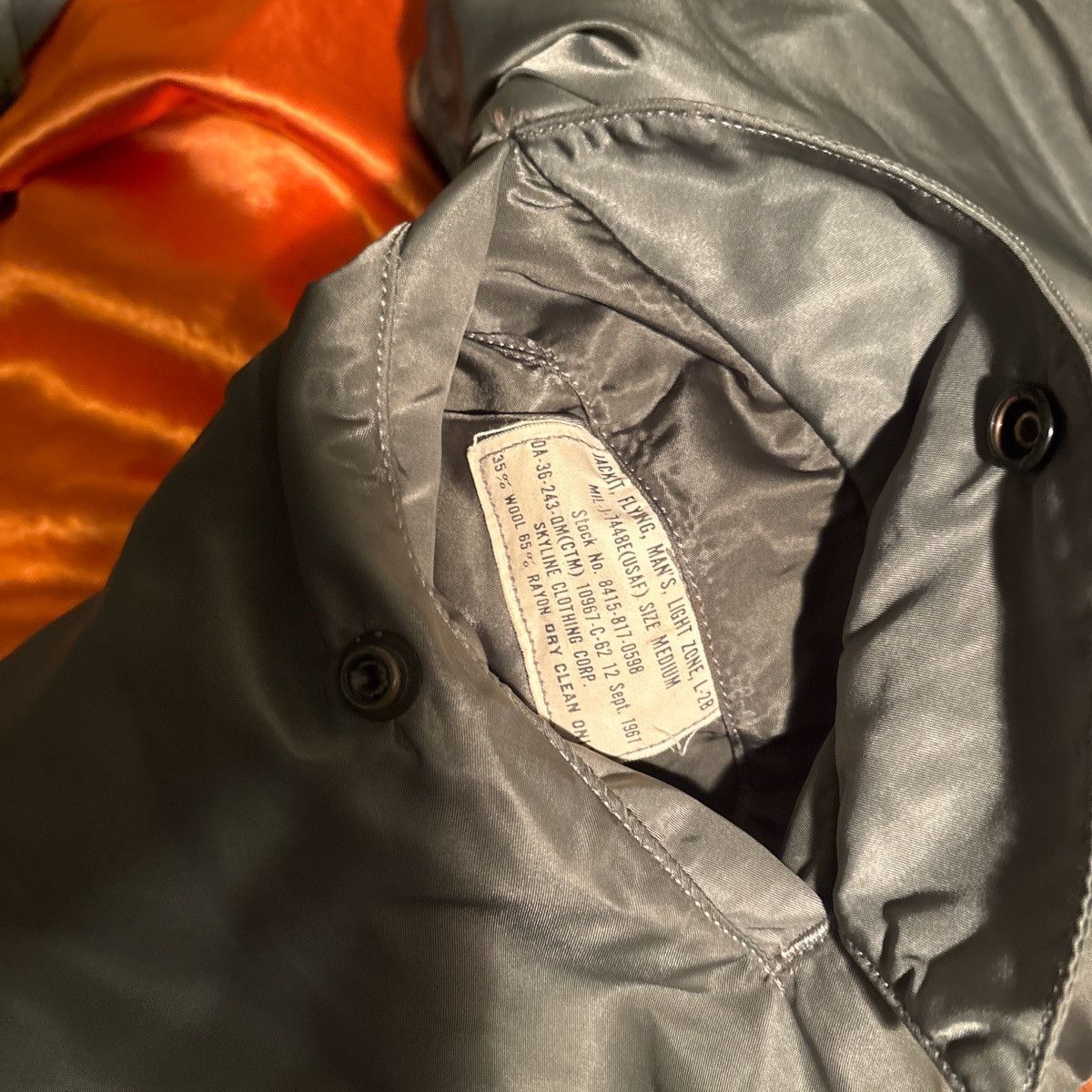 Vintage Vintage 1961 Skyline L-2B flight bomber jacket Size US S / EU 44-46 / 1 - 5 Thumbnail