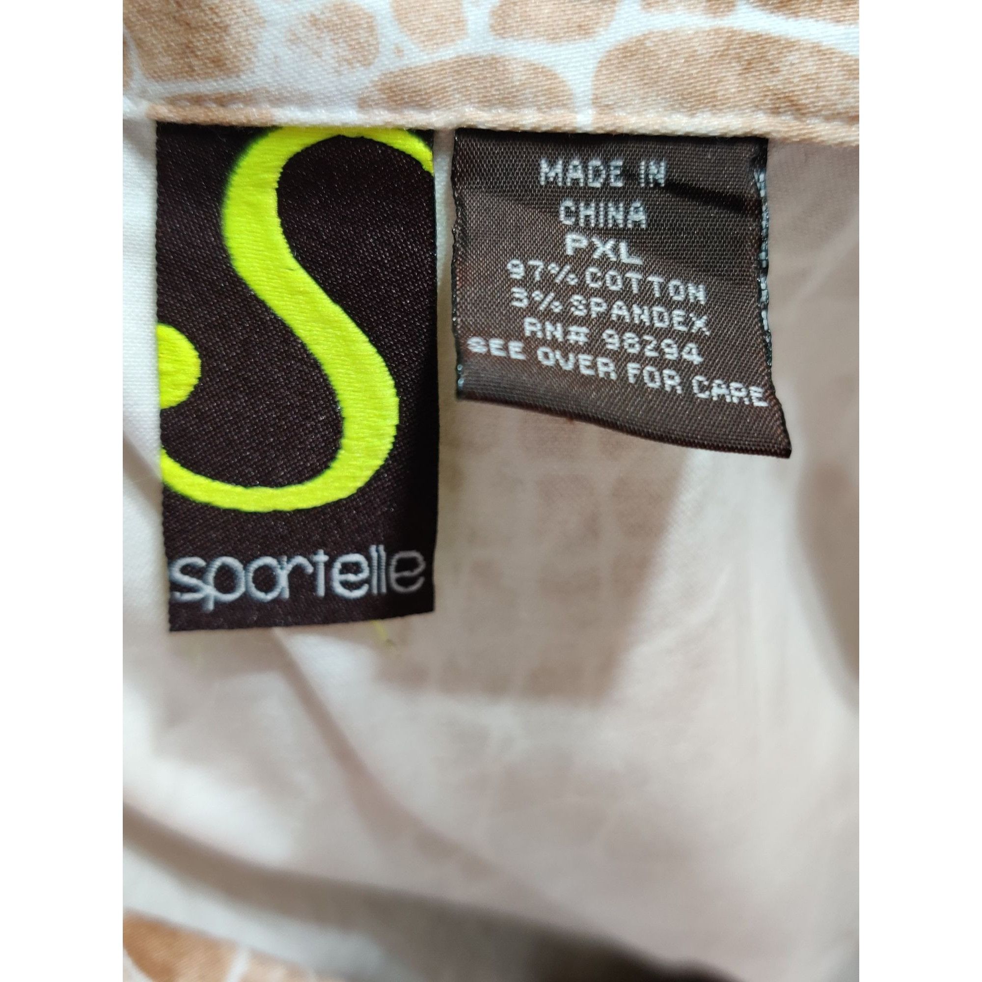 Other Sorialle Petite Size XL Tan Giraffe Print Button Front Jacke Size XL / US 12-14 / IT 48-50 - 7 Thumbnail
