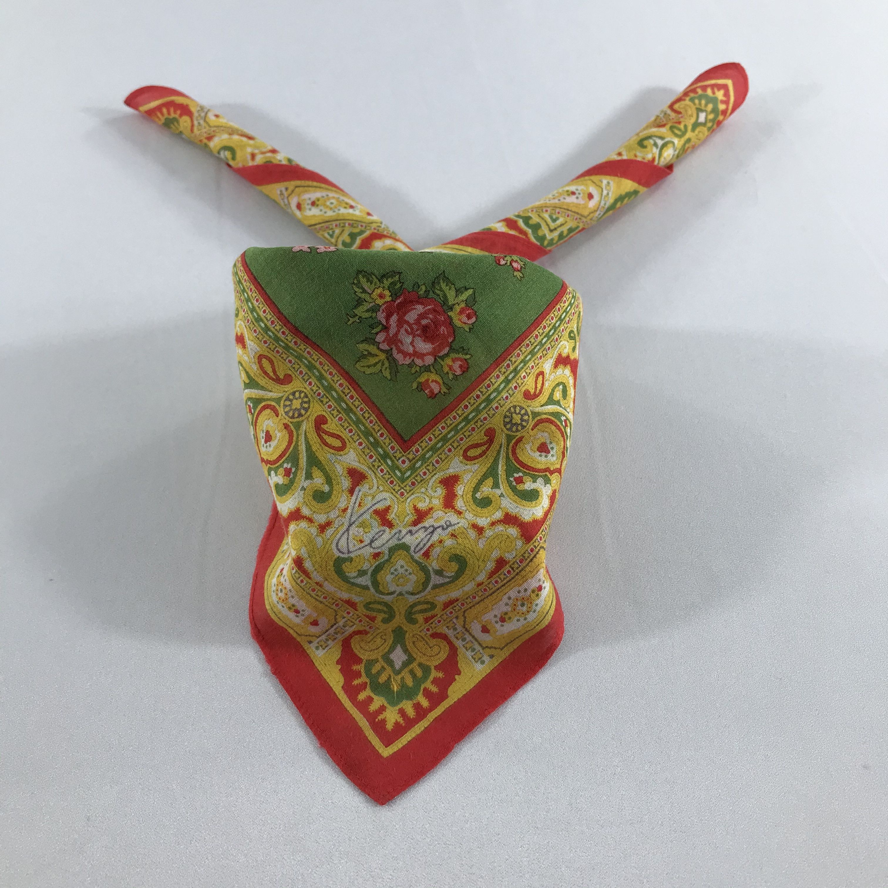 Kenzo Kenzo Baroque Handkerchief Neckerchief Bandana H976 Size ONE SIZE - 2 Thumbnail
