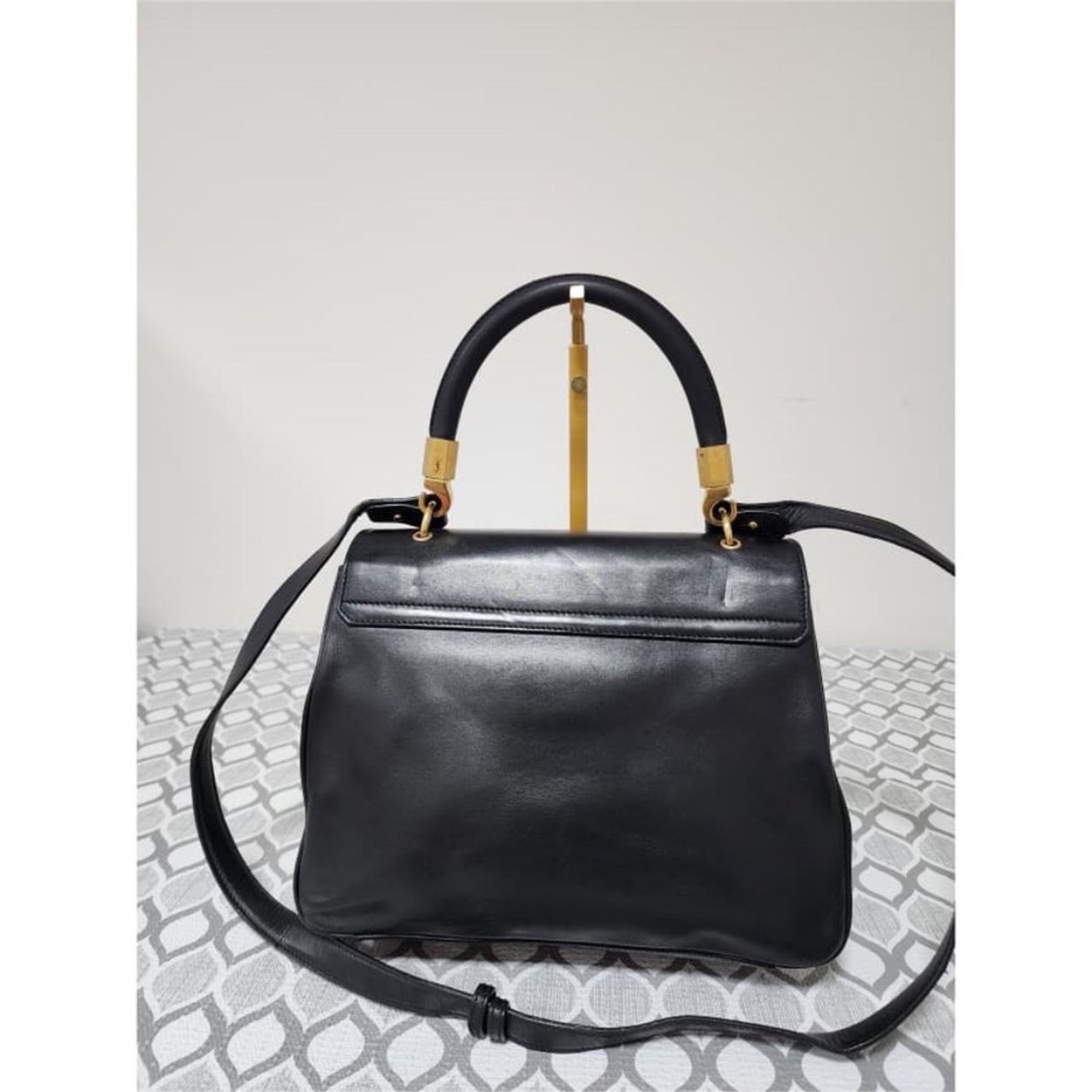 Yves Saint Laurent Saint Laurent Vintage Leather Envelope Dandy Flap Top Handle Size ONE SIZE - 8 Thumbnail
