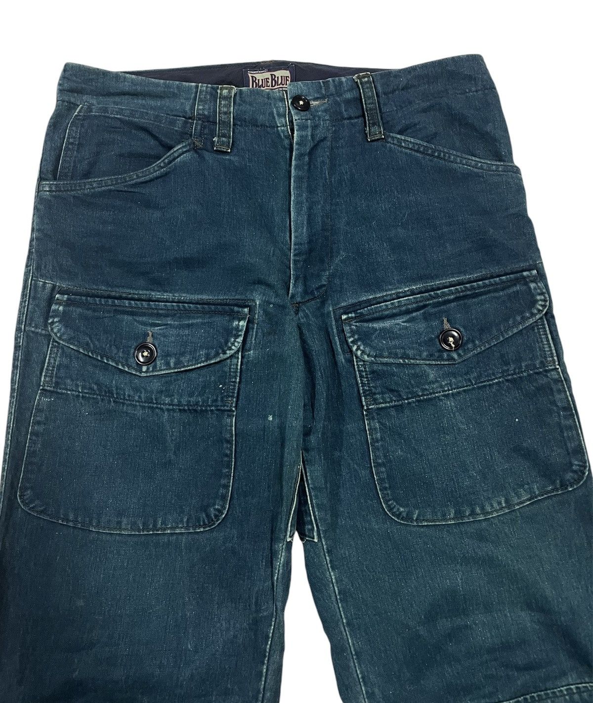 Blue Blue Japan × Designer × HOLLYWOOD RANCH MARKET Blue blue hr market bush pants Size 32" / US 10 / IT 46 - 4 Thumbnail