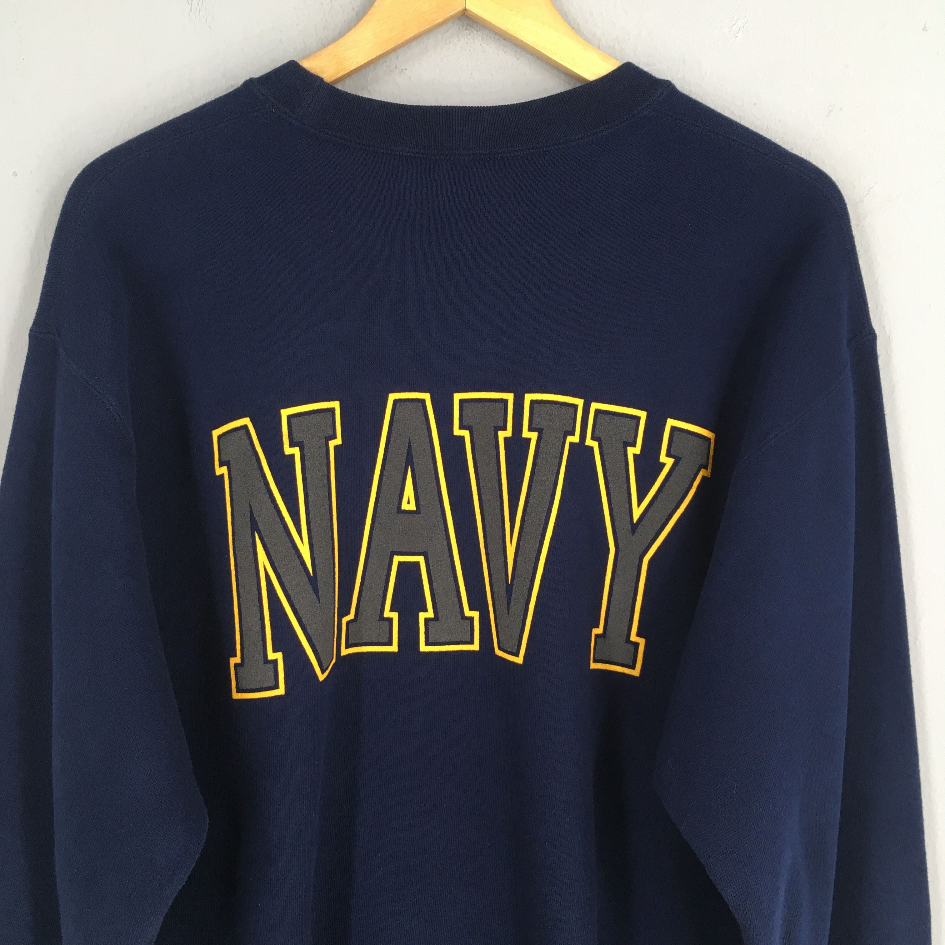 Vintage Vintage United States Navy Sweatshirt Medium Size US M / EU 48-50 / 2 - 7 Thumbnail