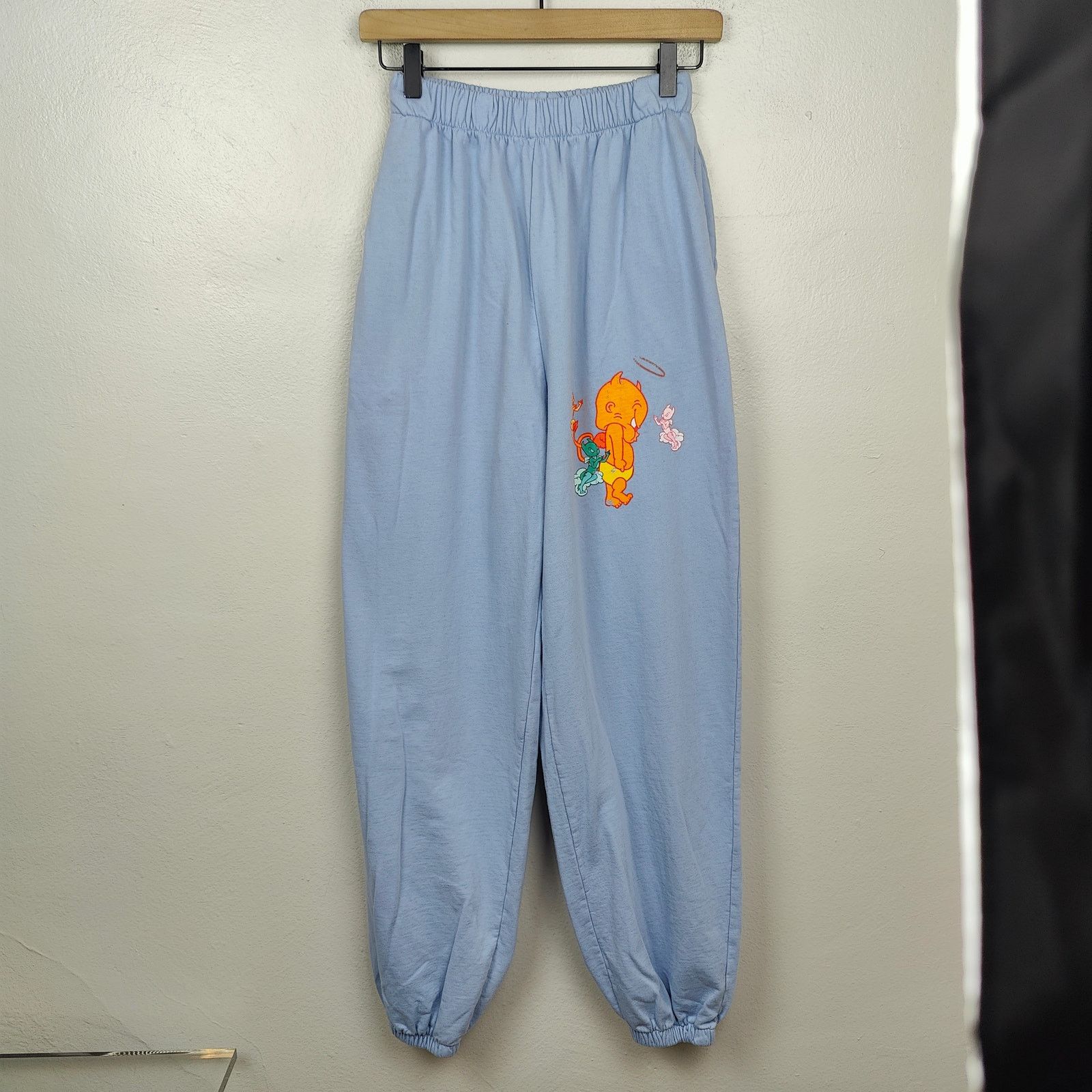 Boys Lie Talk To The Hand Sweatpants Womens XS Blue