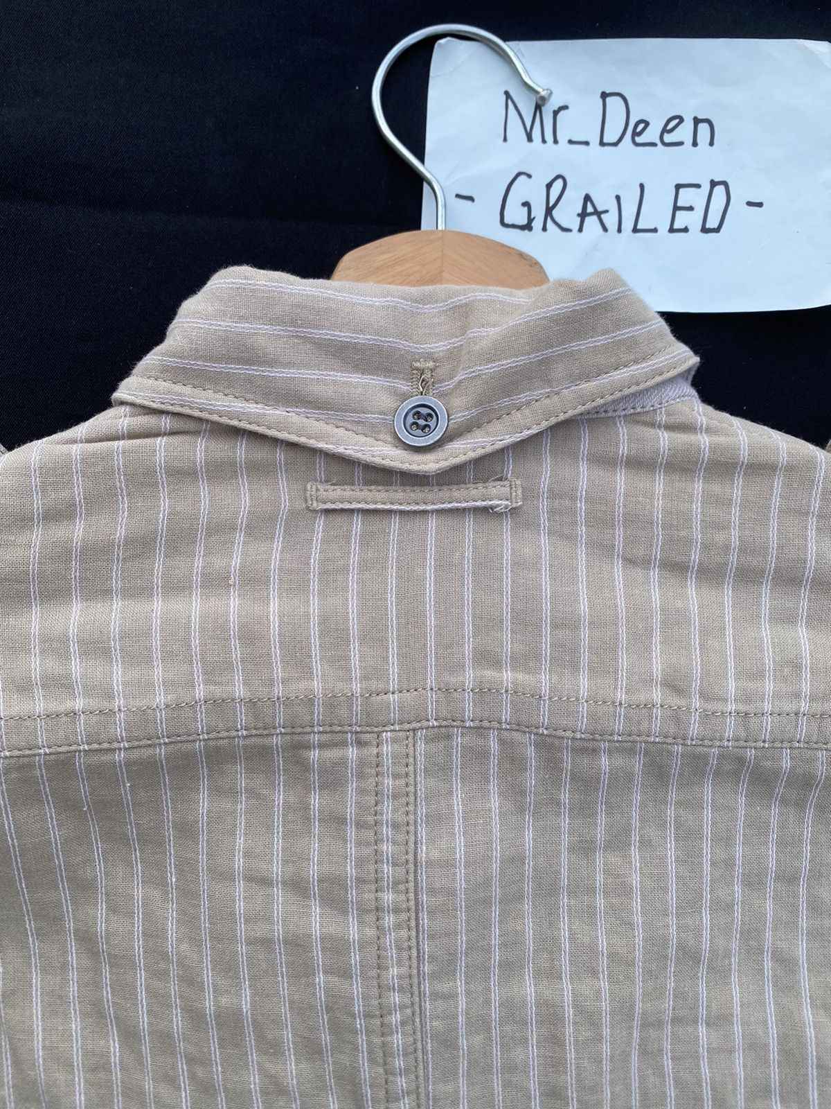 Jean Paul Gaultier Rare Vintage Jean Paul Gaultier JPG Stripes Cotton Jacket Size US M / EU 48-50 / 2 - 25 Thumbnail