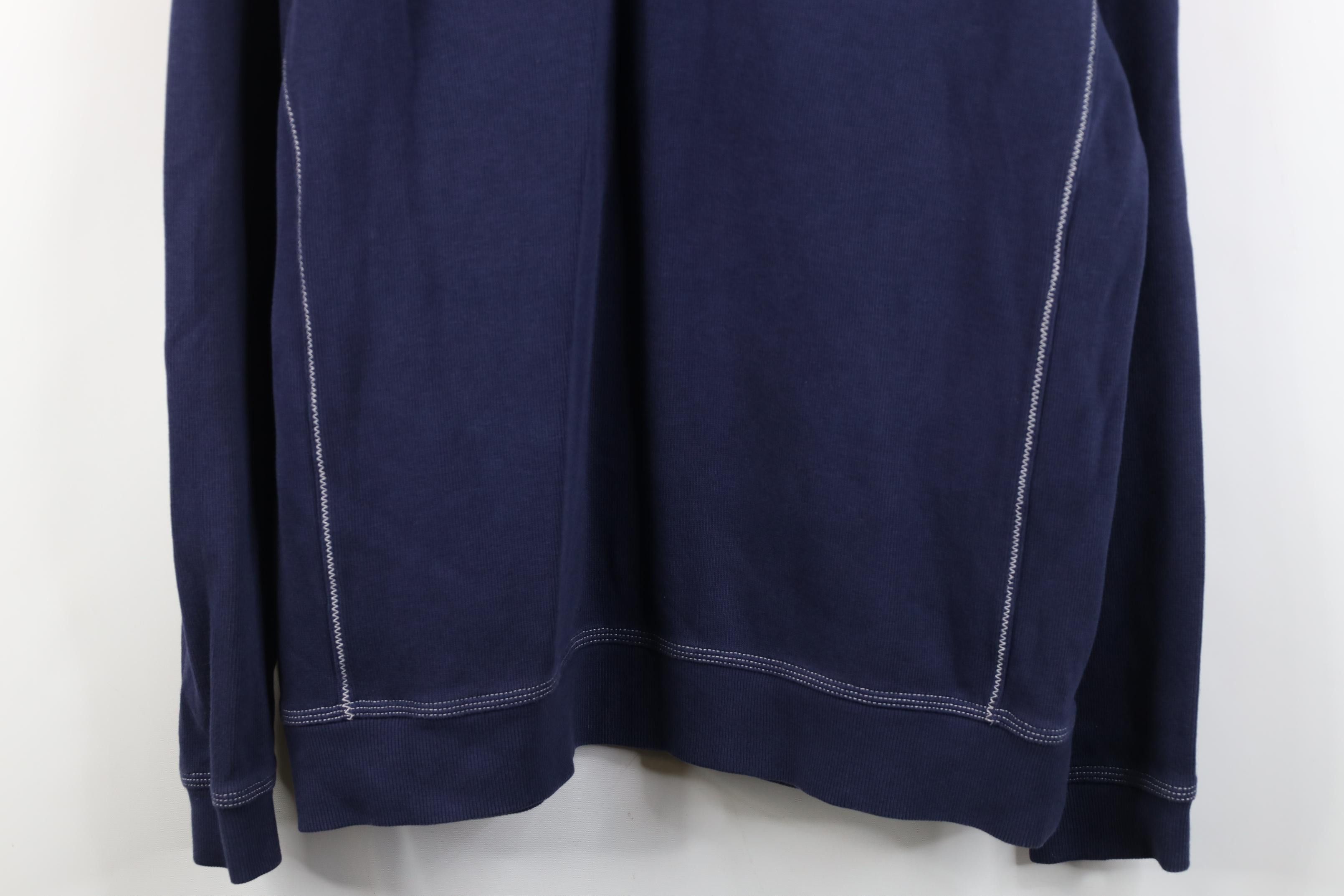 Tommy Bahama Tommy Bahama Ribbed Knit 1/4 Zip Pullover Sweater Blue Size US L / EU 52-54 / 3 - 3 Thumbnail