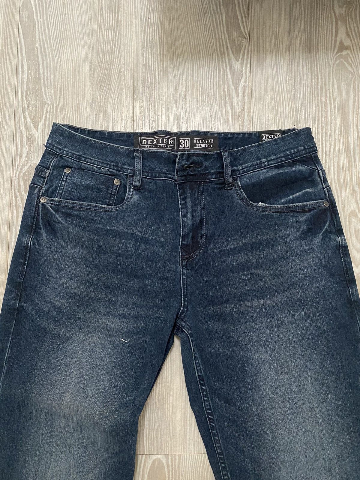 Levi's Straight Relaxed Blue Denim Jeans Size 30 Size US 30 / EU 46 - 3 Thumbnail