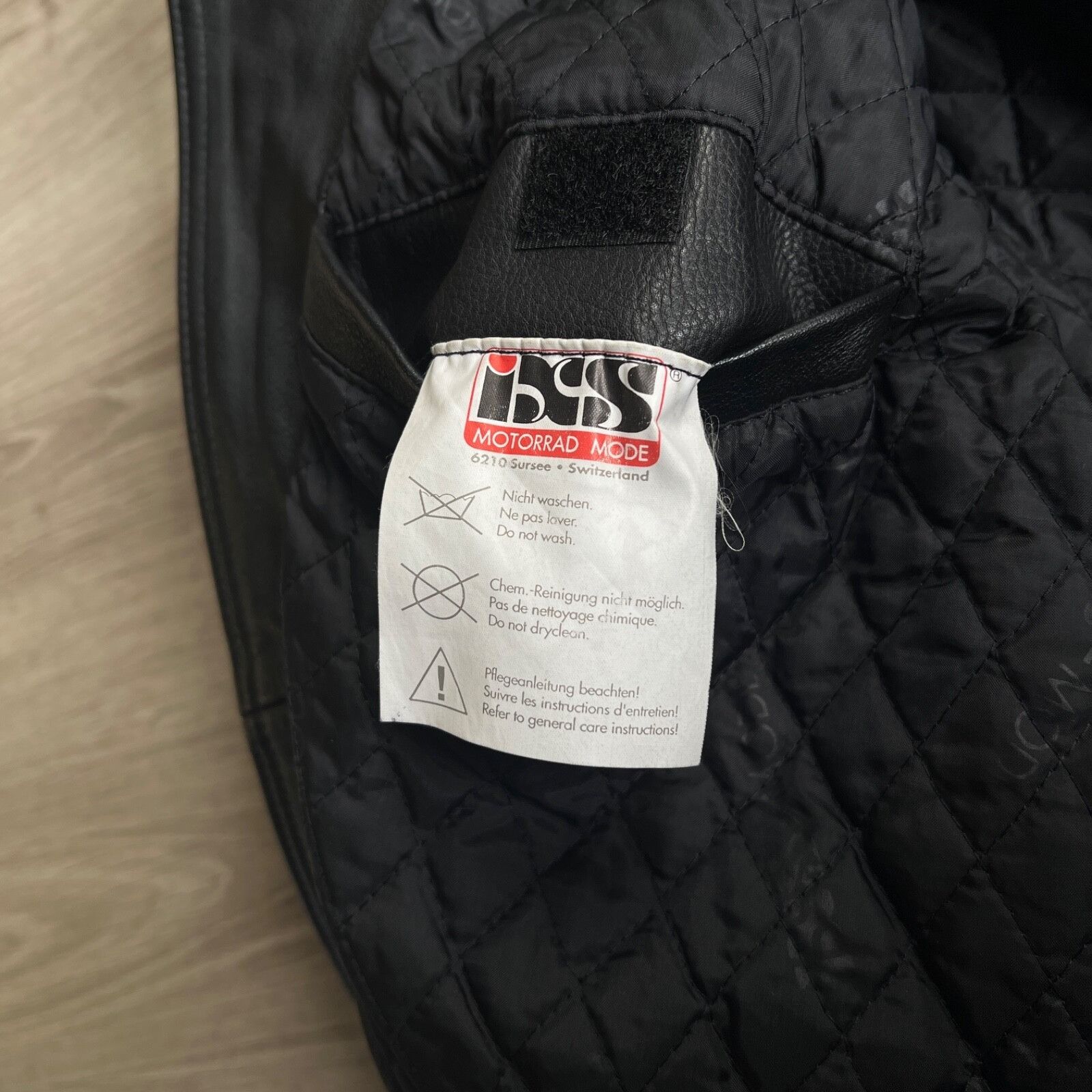 Genuine Leather iXS Vintage Moto Biker Black Real Leather Jacket 8712AC Size US XL / EU 56 / 4 - 16 Thumbnail