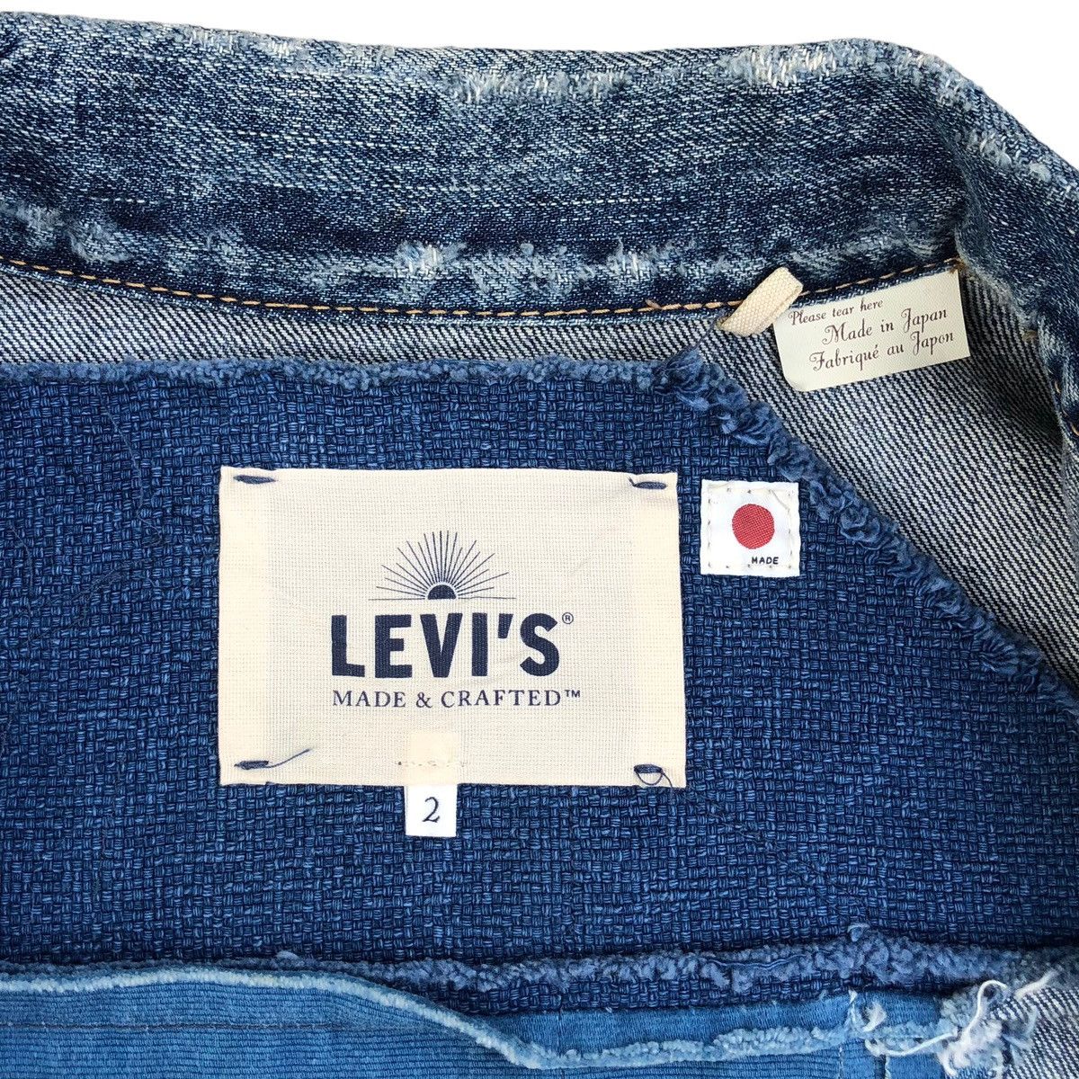 Levi's Made & Crafted Levis Made & Crafted Type IV Trucker Boro Made In Japan 🇯🇵 Size US M / EU 48-50 / 2 - 23 Thumbnail