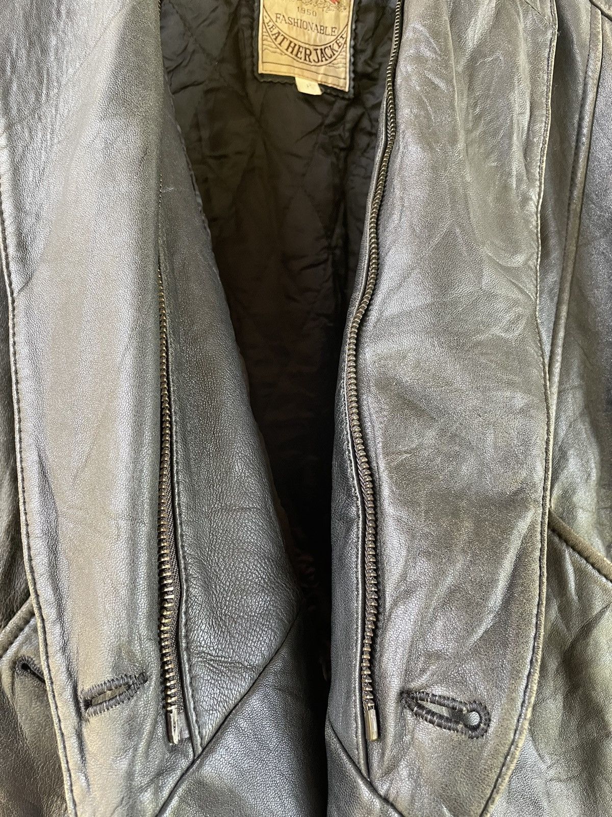 Japanese Brand Vintage Diverb Bomber Leather Jacket Size US XL / EU 56 / 4 - 6 Thumbnail