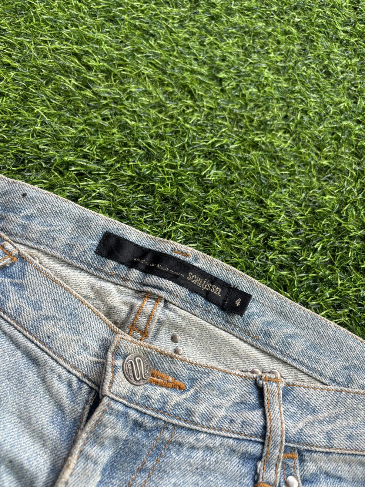 If Six Was Nine Flare Schlussel Distressed Ifsixwasnine Style Jeans Size US 35 - 9 Thumbnail