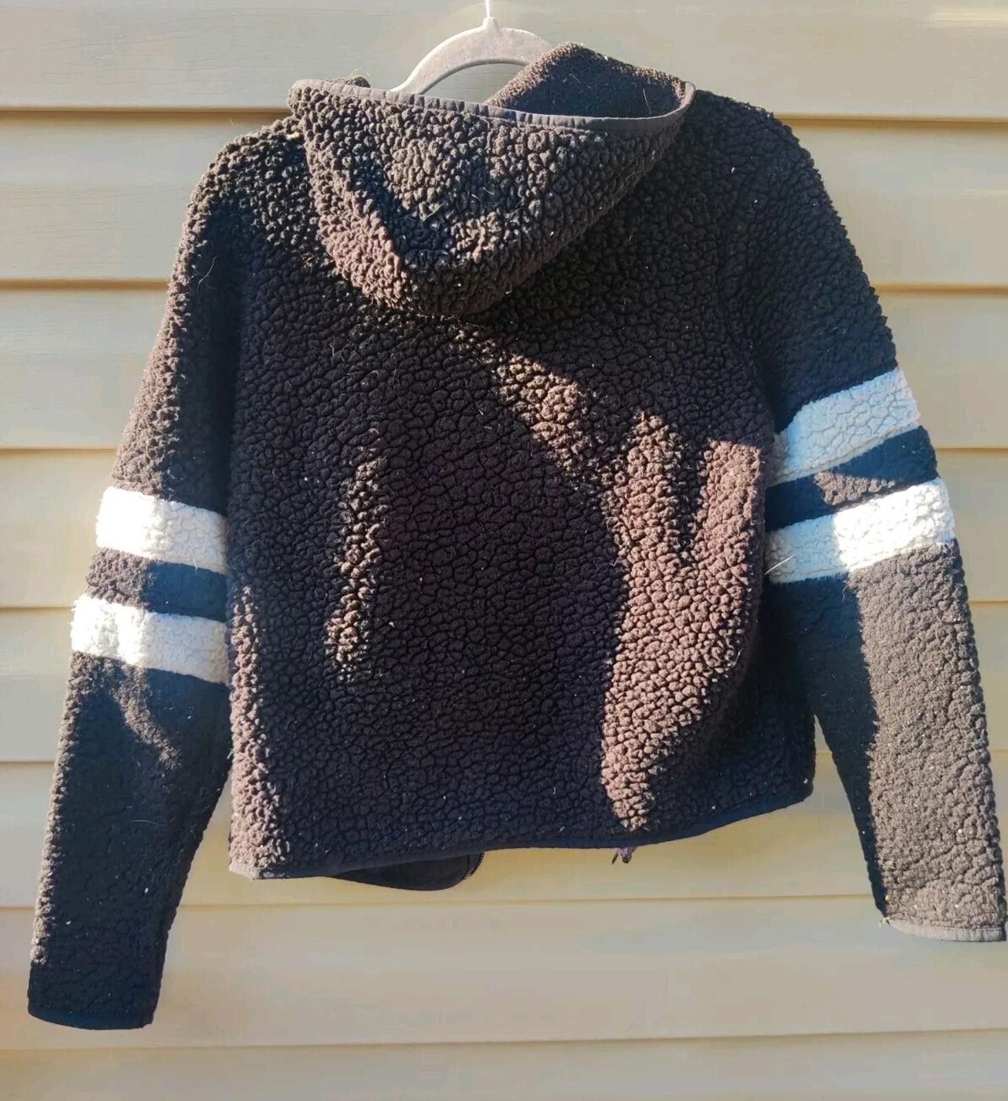 Sonoma Target Sonoma Womens Small Softest Teddy Sherpa Hoodie Black Size S / US 4 / IT 40 - 8 Thumbnail