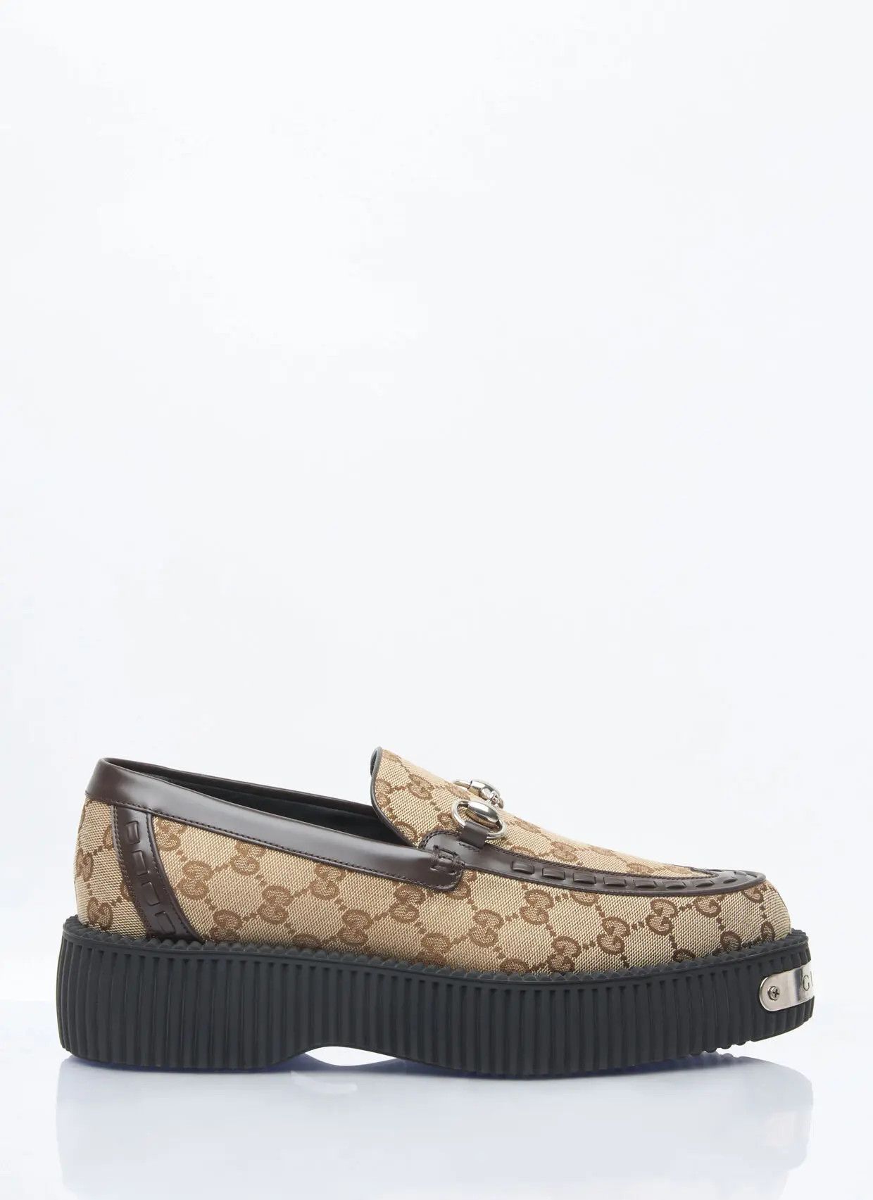 Gucci o1s1wg111025 Men's Gucci Horsebit Creeper Loafers Multicolor Size US 11.5 / EU 44-45 - 1 Thumbnail