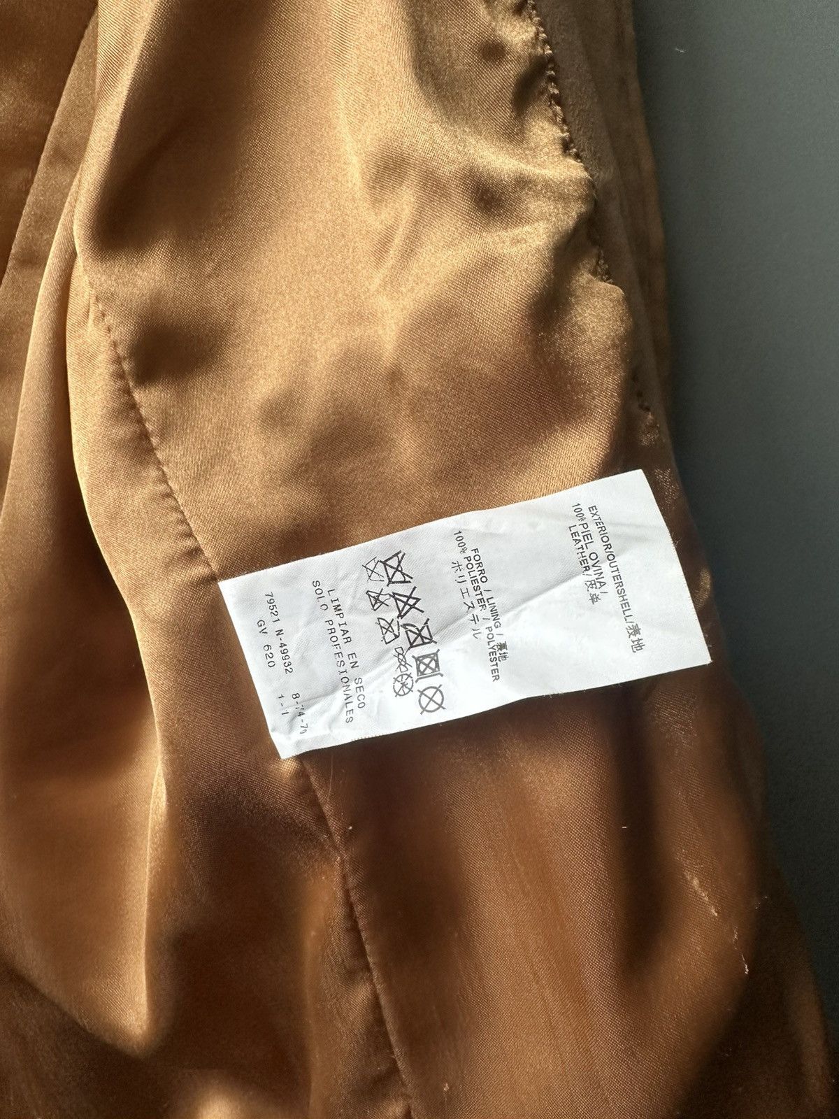 Adolfo Dominguez Adolfo Domínguez Suede Bomber Jacket Camel Brown Size S / US 4 / IT 40 - 7 Thumbnail