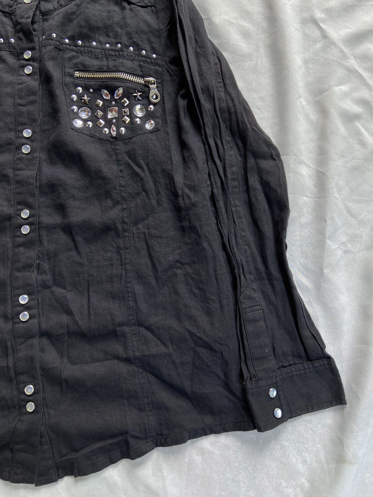 If Six Was Nine MAISON GILFY JAPANESE PUNK GOTHIC BUTTON DOWN SHIRT Size US S / EU 44-46 / 1 - 8 Thumbnail