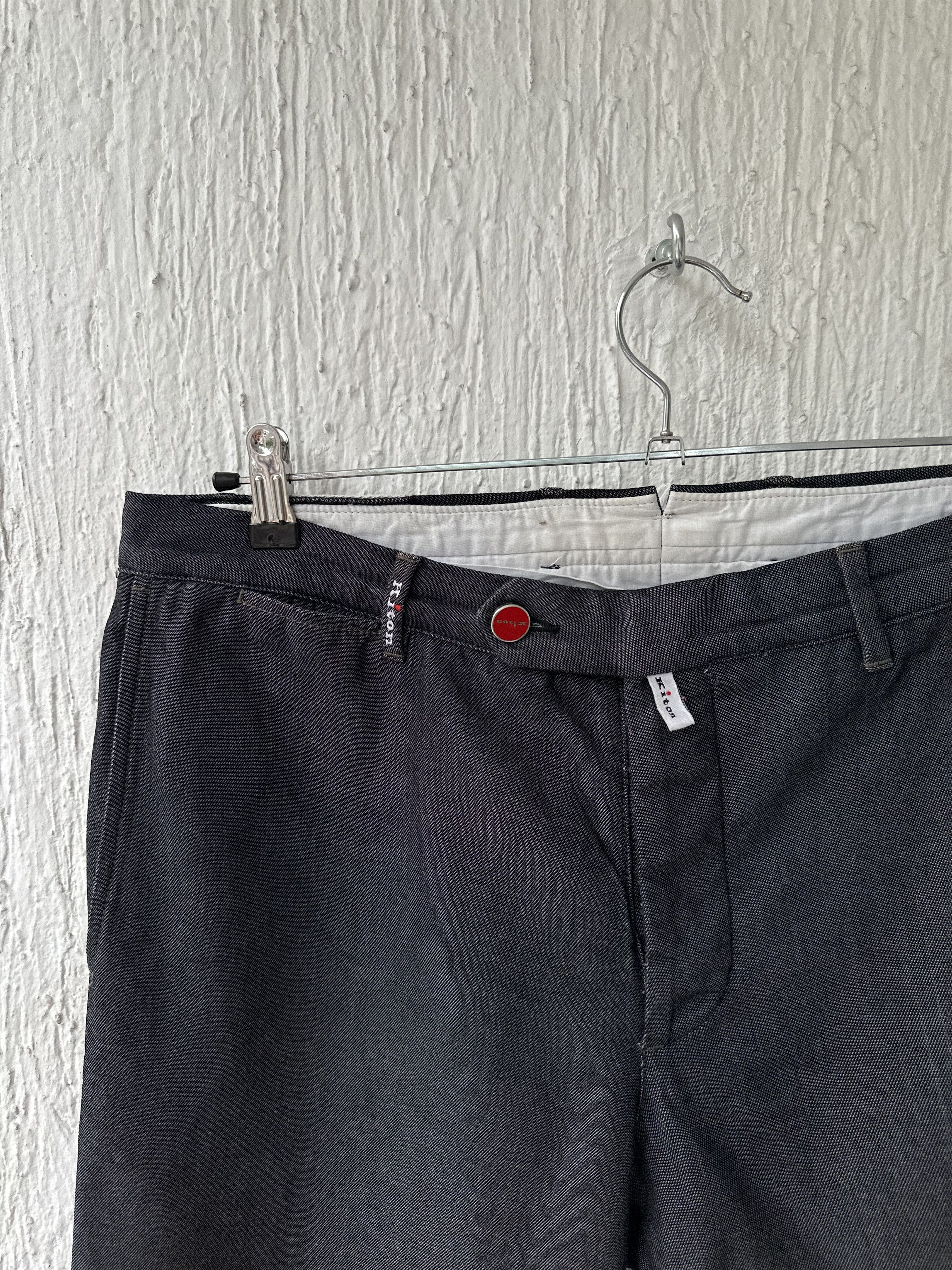 Kiton wool and cotton blend pant Size US 36 / EU 52 - 2 Thumbnail
