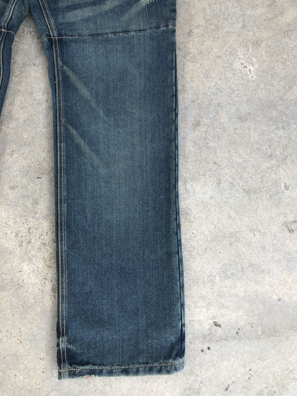 Japanese Brand Japanese Gumu Double Waist Distressed Denim Size US 34 / EU 50 - 8 Thumbnail