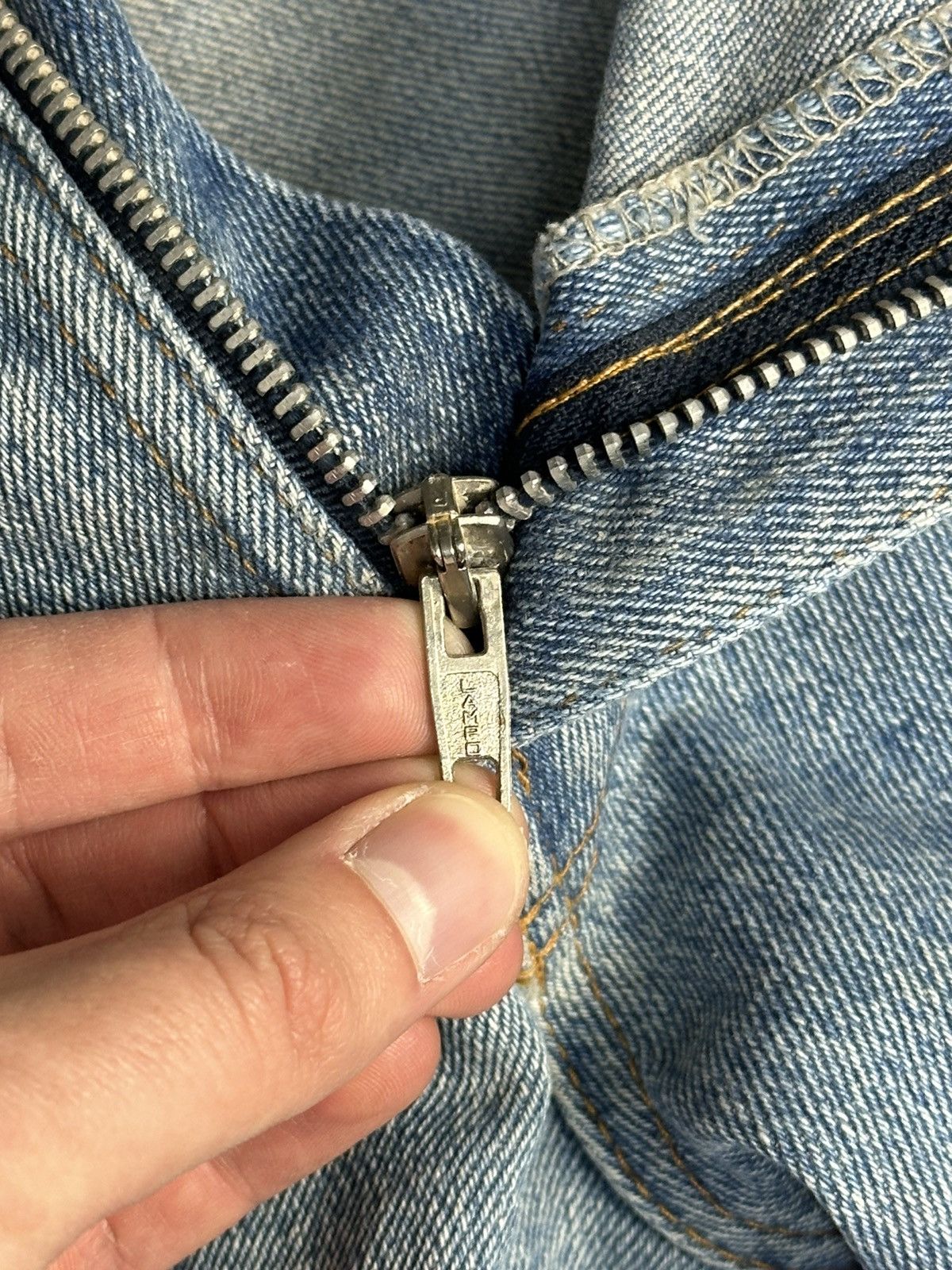 Other 🔥 Vintage Giali Rare Denim Motorcycle Denim Jeans Archival Size US 36 / EU 52 - 16 Thumbnail