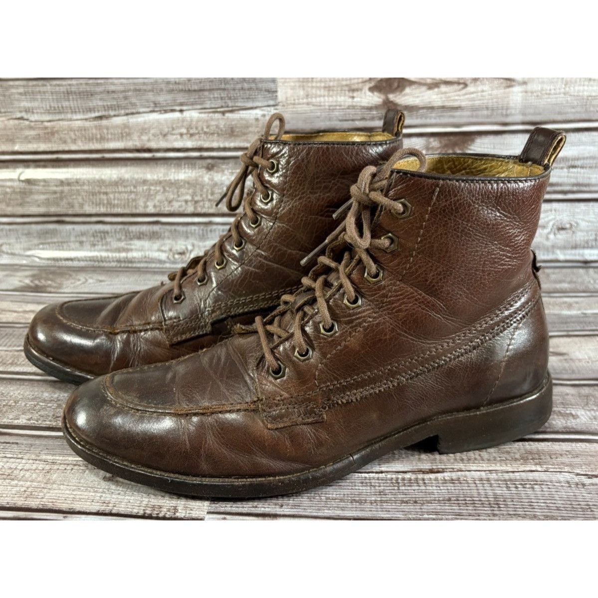 Frye Frye 87901 Phillip Lace Up Work Ankle Boots size 8 B color B Size US 8 / EU 41 - 1 Thumbnail