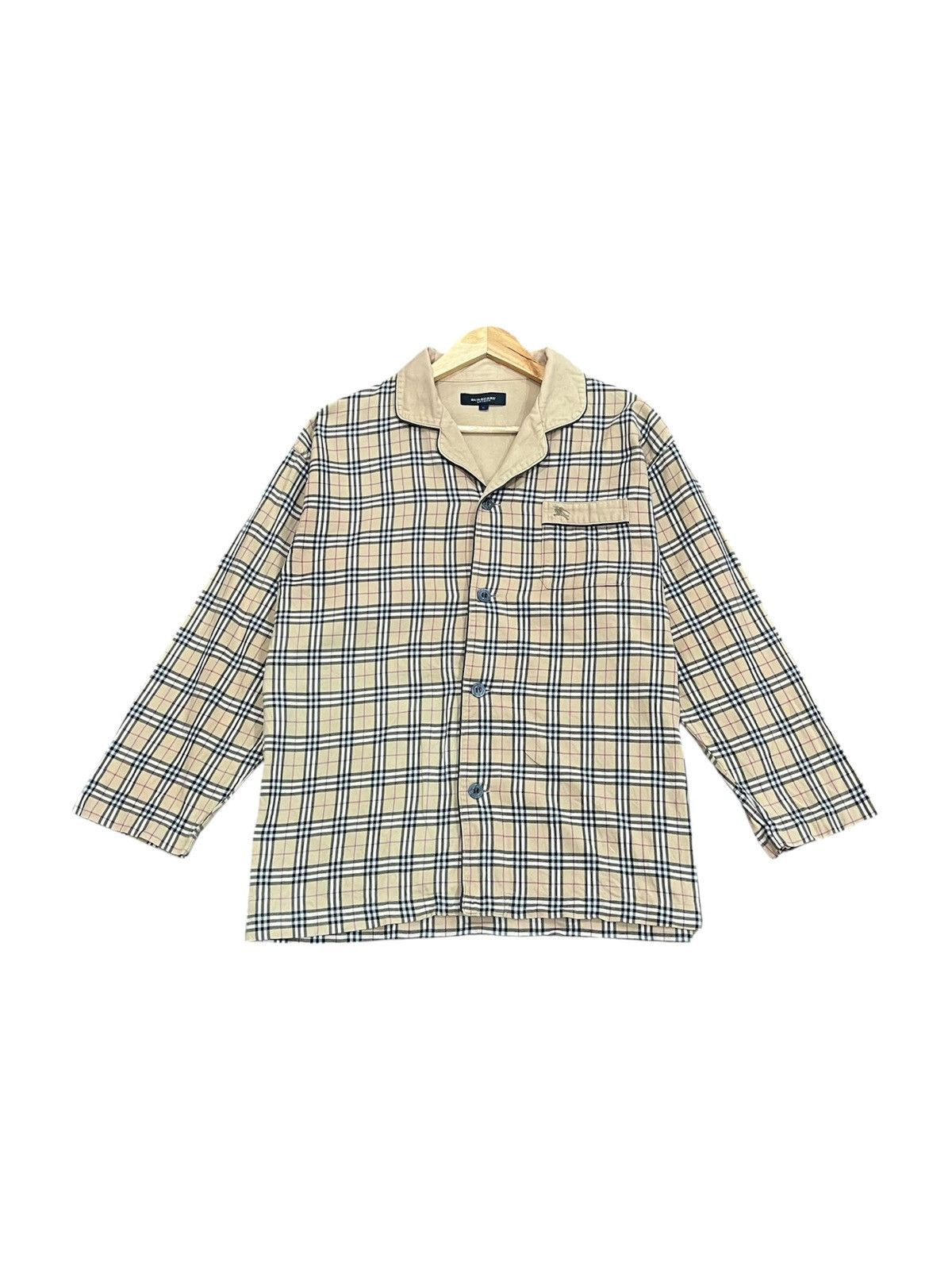 Burberry × Vintage Vtg Burberry Signature Nova Check Pyjamas Size US L / EU 52-54 / 3 - 1 Thumbnail