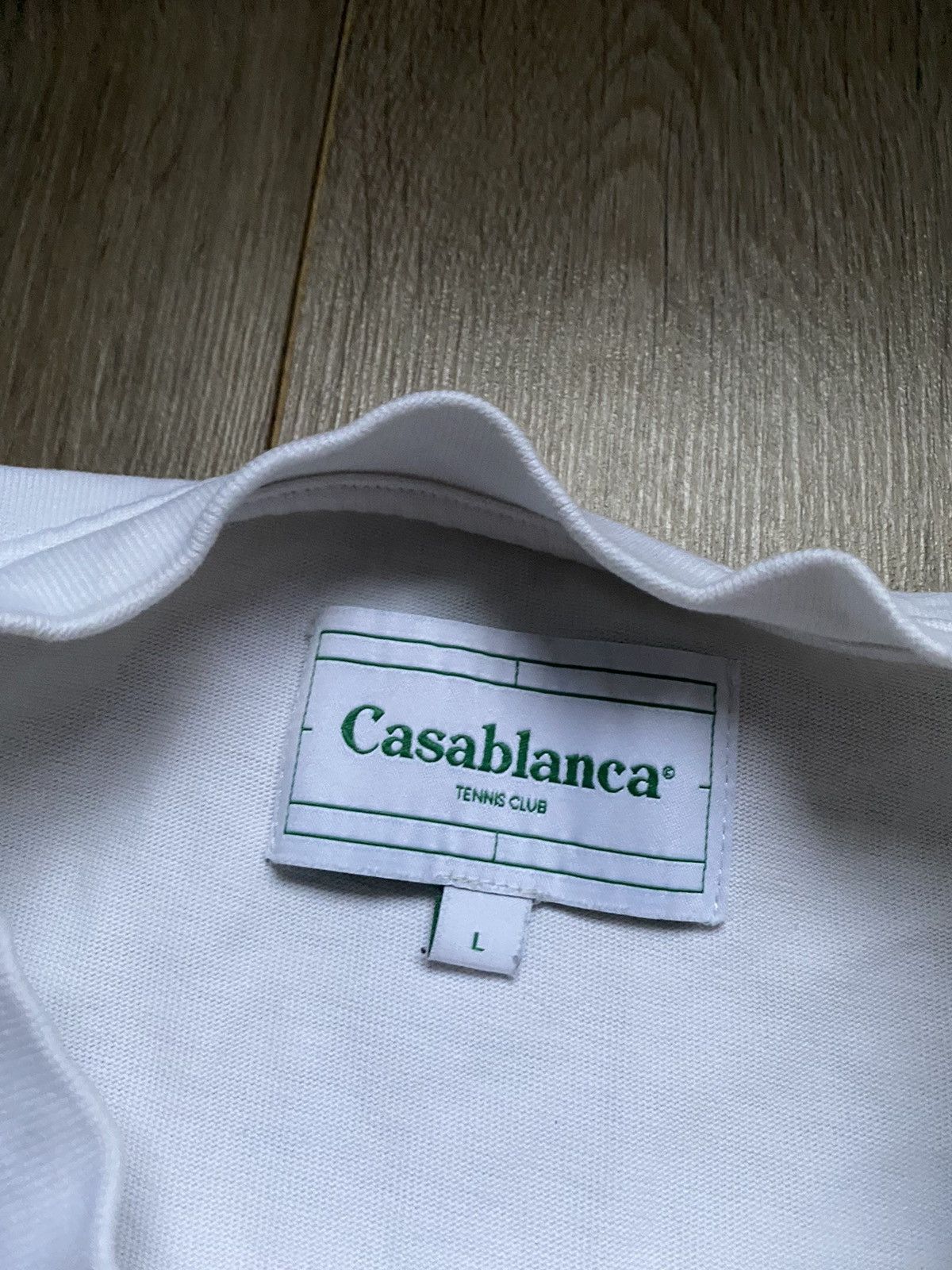Casablanca Casablanca Tennis Club Tee White Size L Veryrare Japanese Size US L / EU 52-54 / 3 - 4 Thumbnail