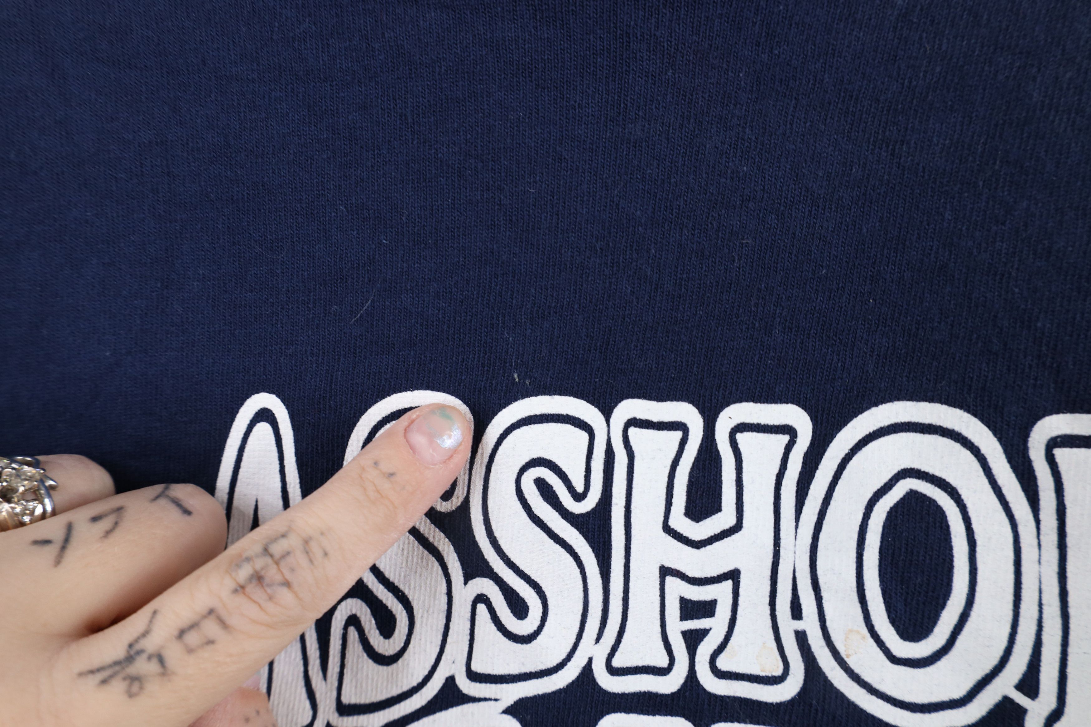 Vintage Streeetwear Assholes*s Live Forever Grim Reaper T-Shirt Size US L / EU 52-54 / 3 - 5 Thumbnail