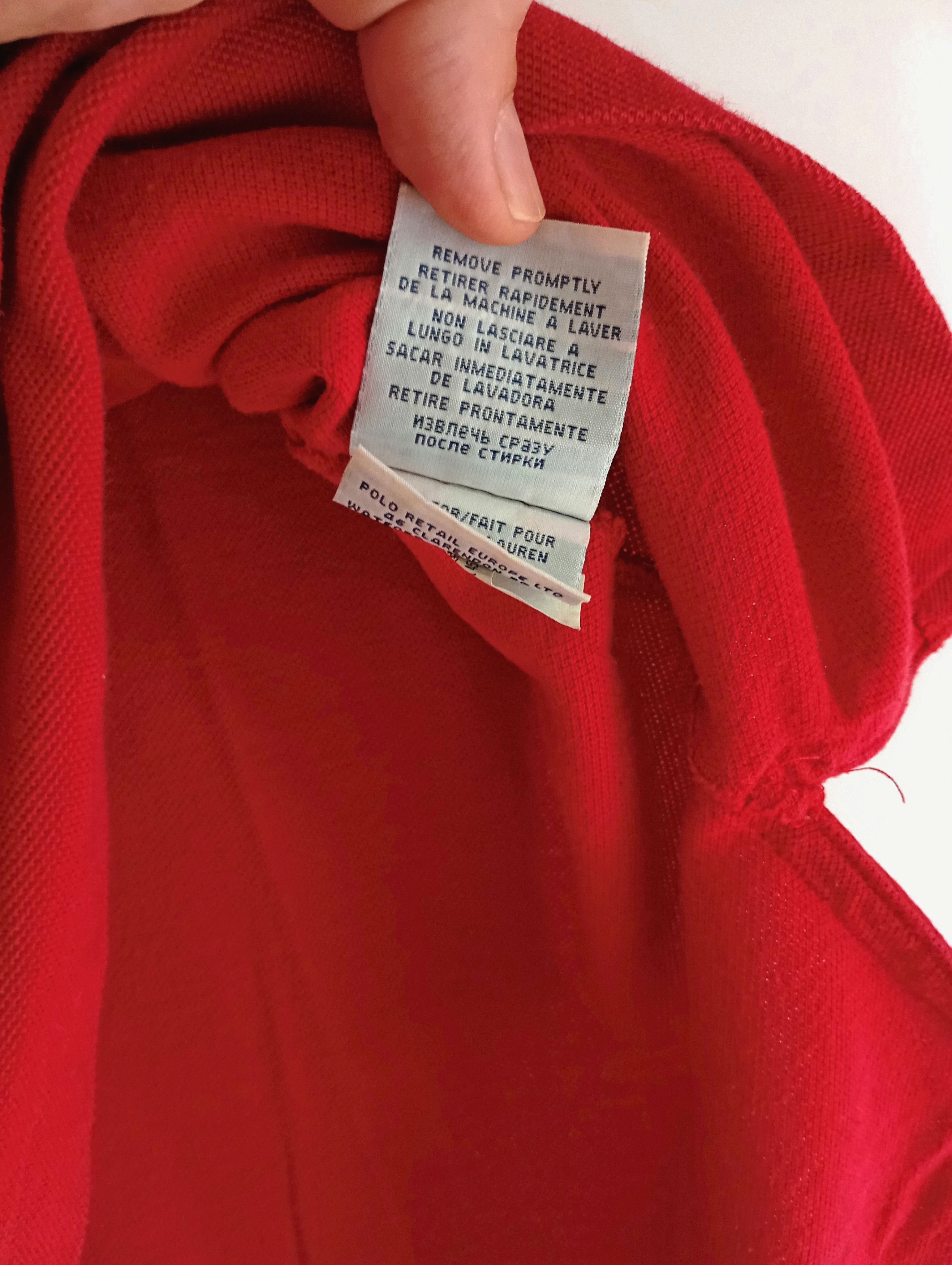 Polo Ralph Lauren 90s Vintage SPAIN #10 Rugby POLO Ralph Lauren Tshirt Size US M / EU 48-50 / 2 - 8 Thumbnail