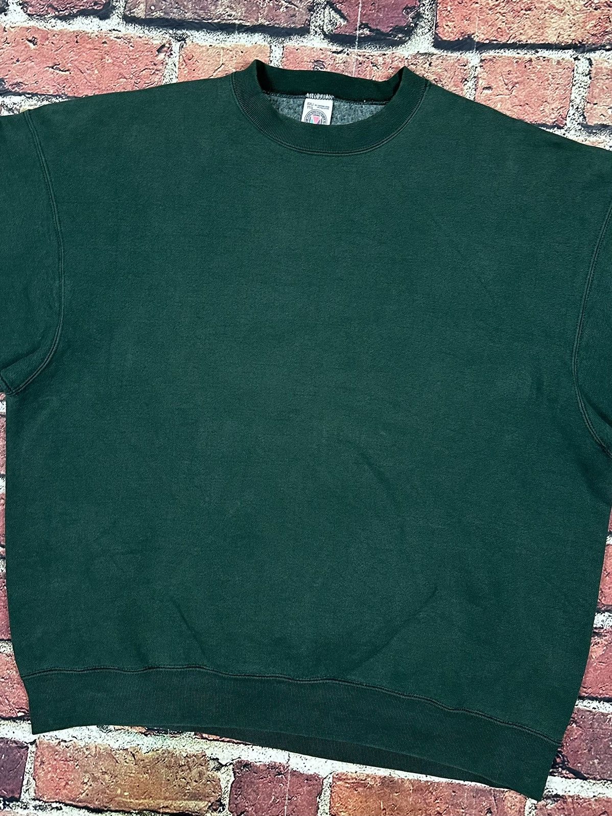 Vintage Vintage 90s MUNSINGWEAR Super Cotton Sweatshirt Heavyweight Size US XXL / EU 58 / 5 - 5 Thumbnail