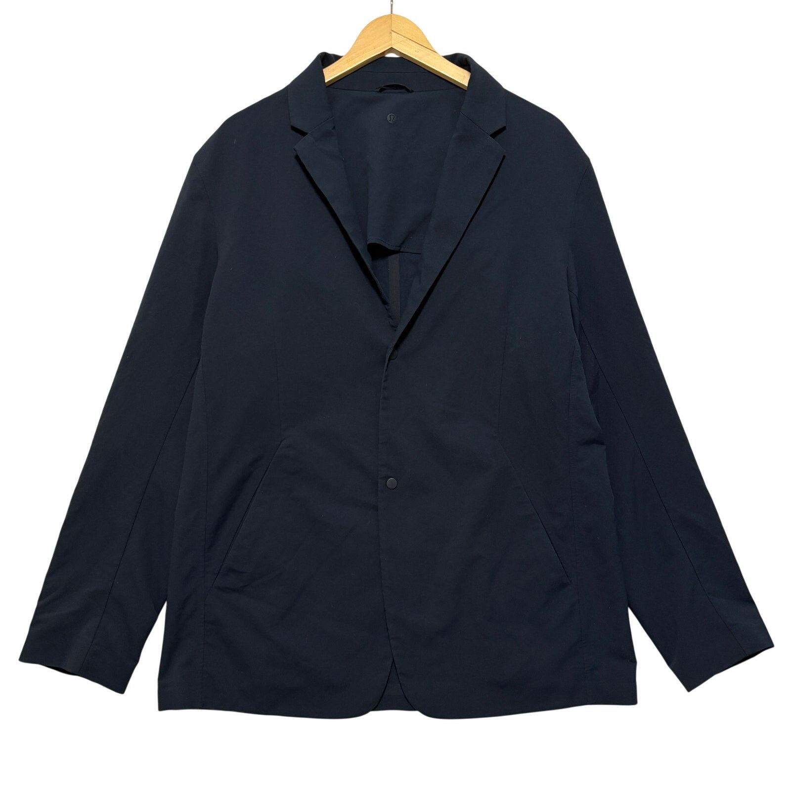 Lululemon Lululemon New Venture Button Front Blazer Jacket Navy M Size US M / EU 48-50 / 2 - 1 Thumbnail